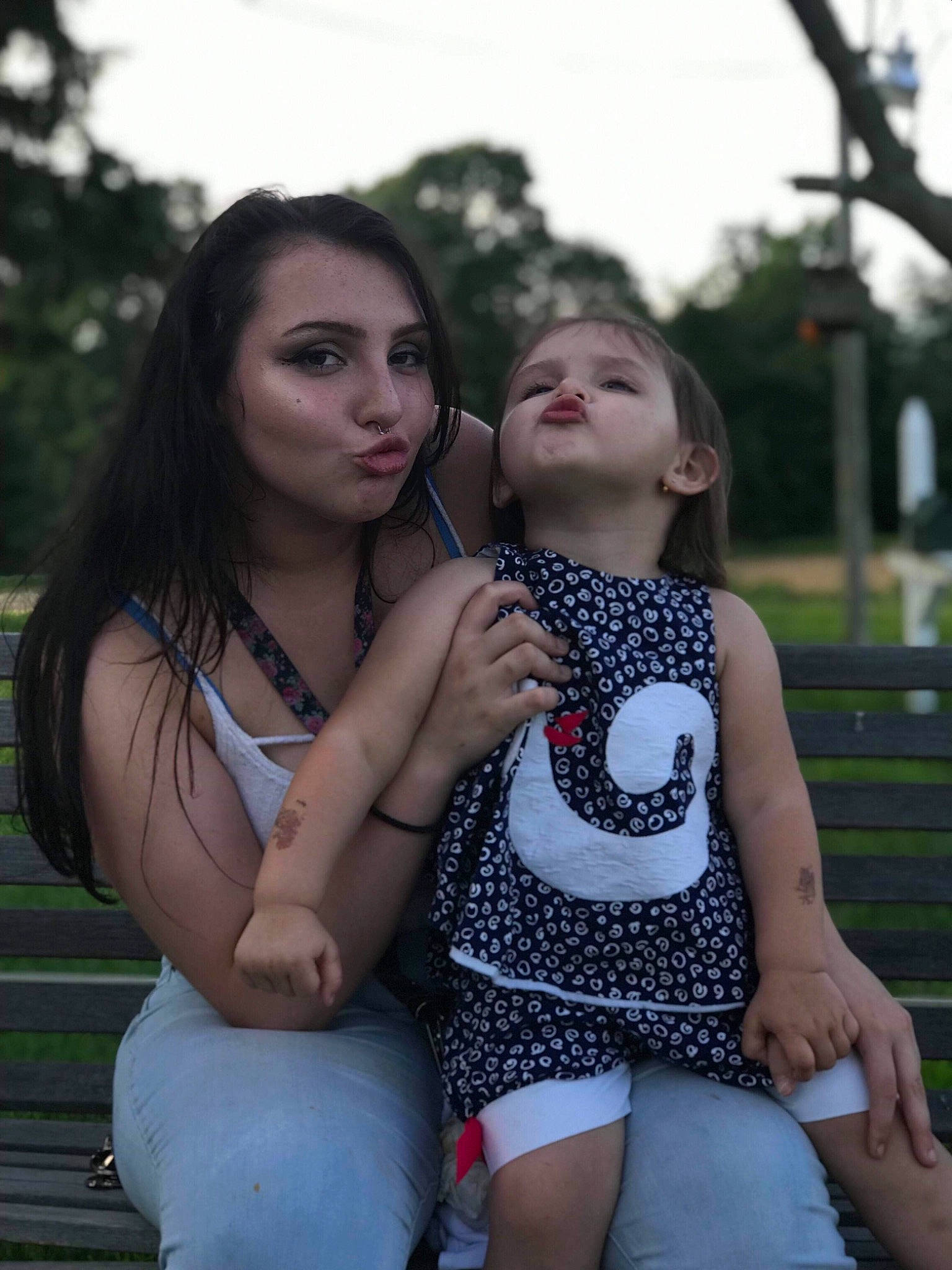 Aviah Bleu joined the competition — help win amazing prizes! beauty, child, daughter, fawn, grass, happy, person, photograph, photography, sitting, smile, tree