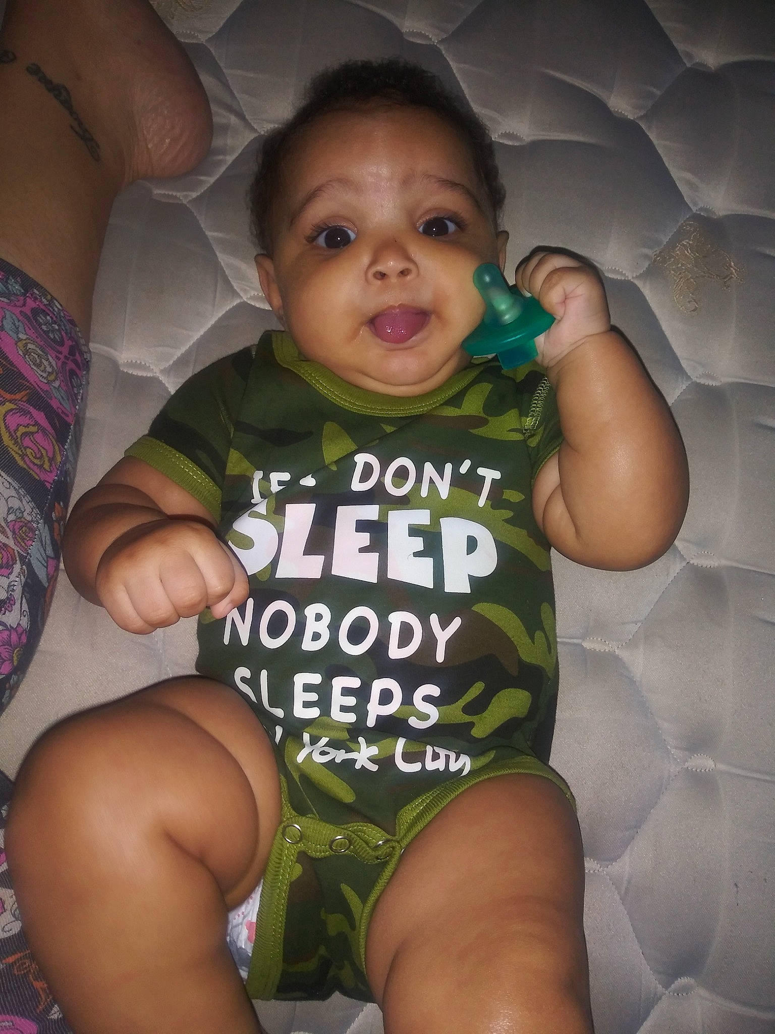 Constance joined the competition — help win amazing prizes! abdomen, arm, child, cool, fun, leg, mouth, muscle, neck, person, sitting, smile, thigh, toddler, trunk