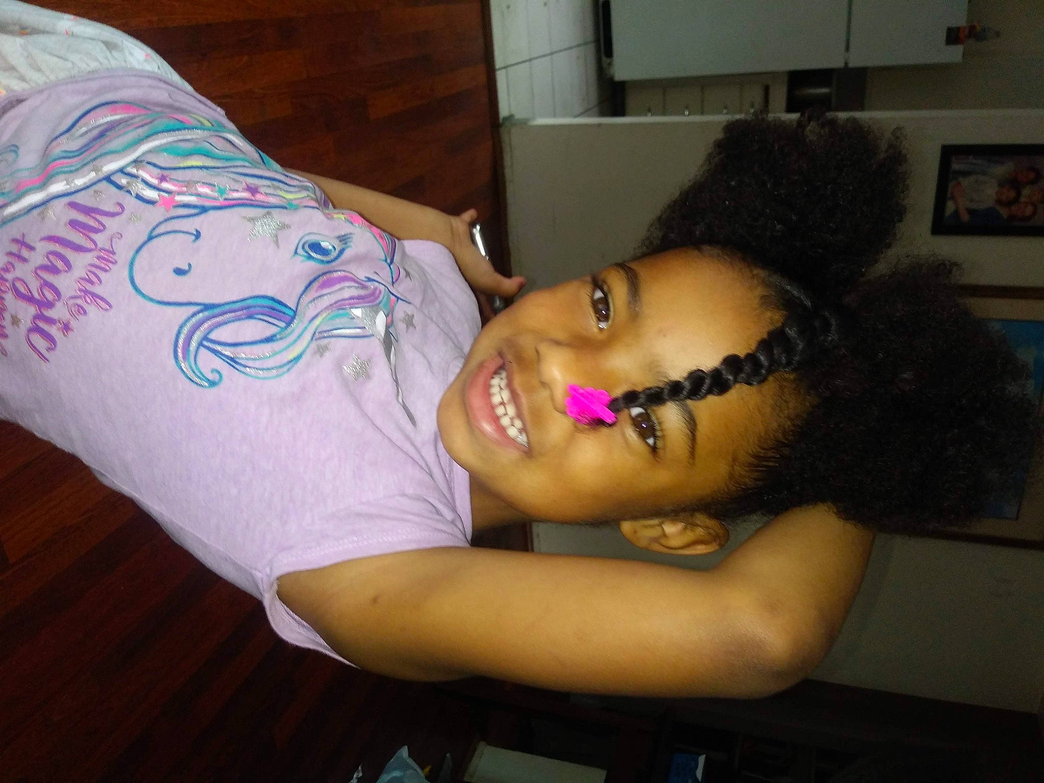 Za' Mya joined the competition — help win amazing prizes! abdomen, arm, chest, elbow, eyelash, eyewear, human_leg, jaw, joint, joy, mammal, neck, person, picture_frame, purple, shoulder, sleeve, smile, t_shirt, tattoo