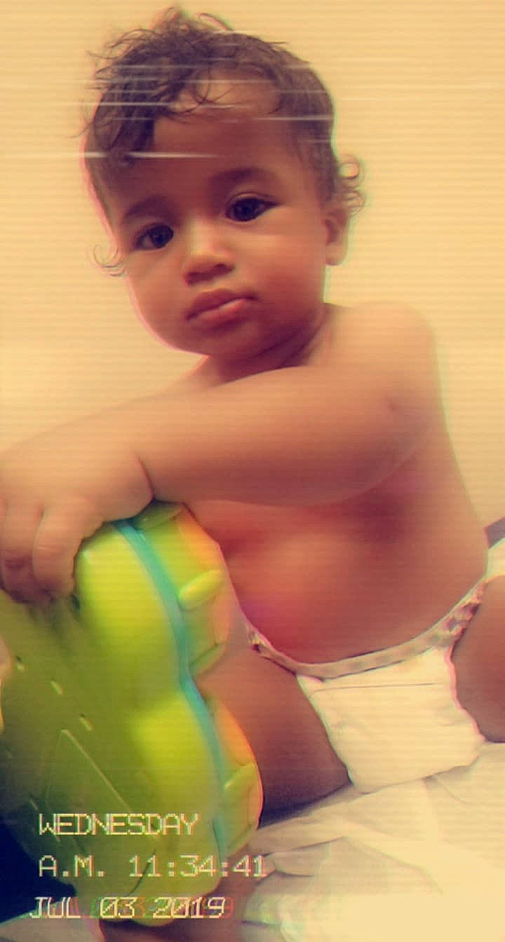 Larry joined the competition — help win amazing prizes! abdomen, baby, cheek, chest, child, eye, face, head, lip, muscle, neck, nose, person, sitting, skin, smile, stomach, thumb, toddler, trunk