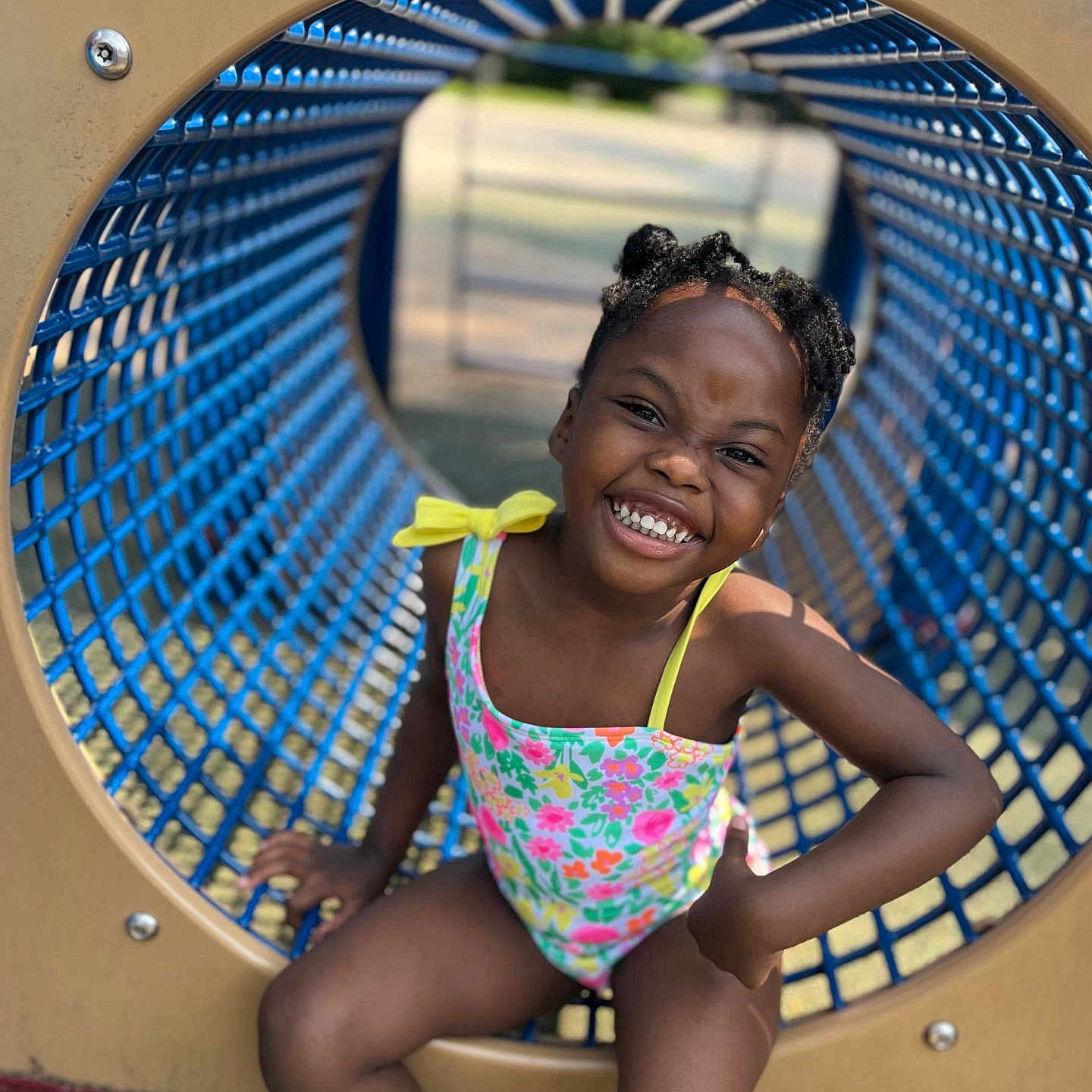 Isibat joined the competition — help win amazing prizes! baby, babylaughing, child, clothing, face, female, girl, hair, happy, head, laughing, outdoorplayarea, outdoors, person, photography, playarea, portrait, sitting, smile, swimwear