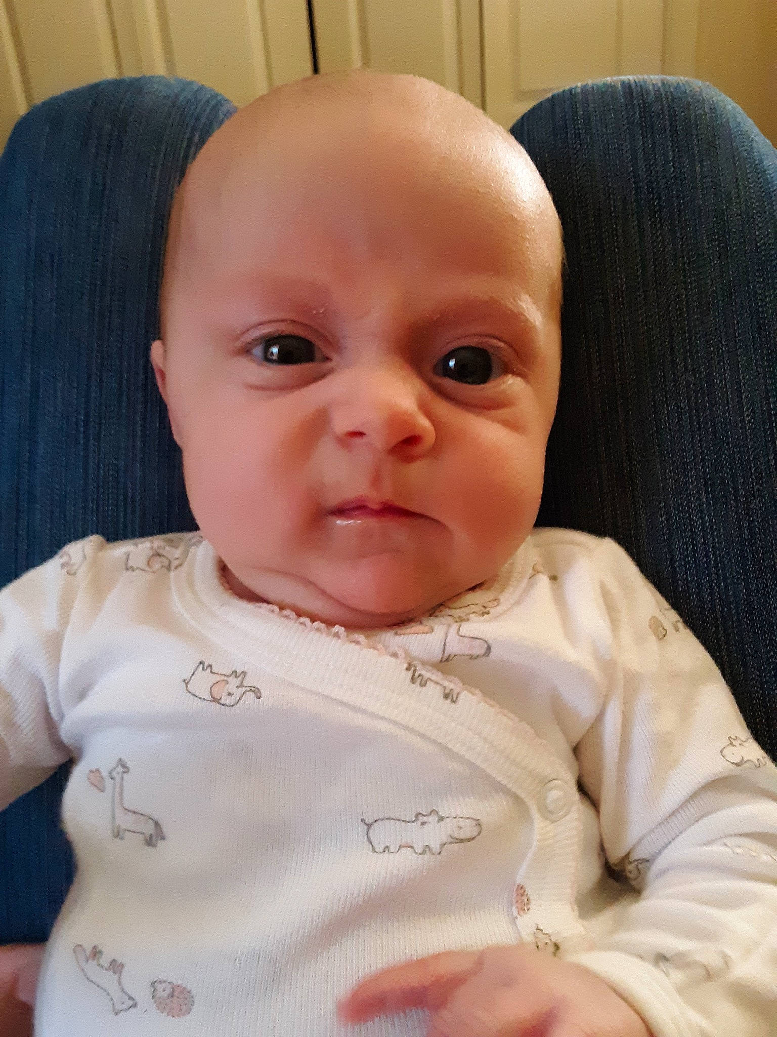 Cambria is registered to the contest to win money with this photo: baby, baby_making_funny_faces, cheek, child, chin, eye, face, forehead, head, lip, mouth, nose, person, skin, toddler