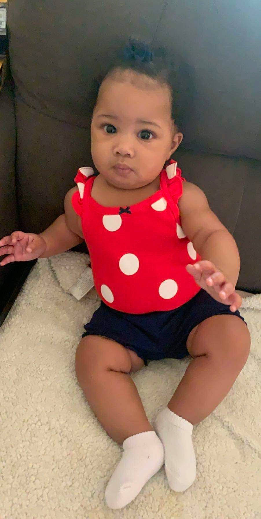 Kimari joined the competition — help win amazing prizes! baby, baby_products, baby_toddler_clothing, child, design, pattern, person, polka_dot, skin, thigh, toddler