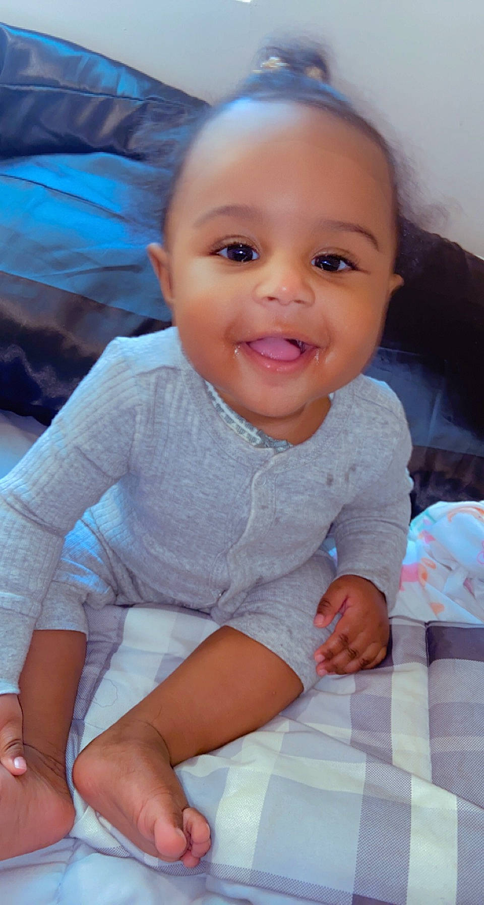 Alia joined the competition — help win amazing prizes! baby, baby_toddler_clothing, cheek, chin, comfort, facial_expression, finger, hairstyle, happy, head, iris, joy, lip, mouth, nose, person, pink, product, skin, sleeve