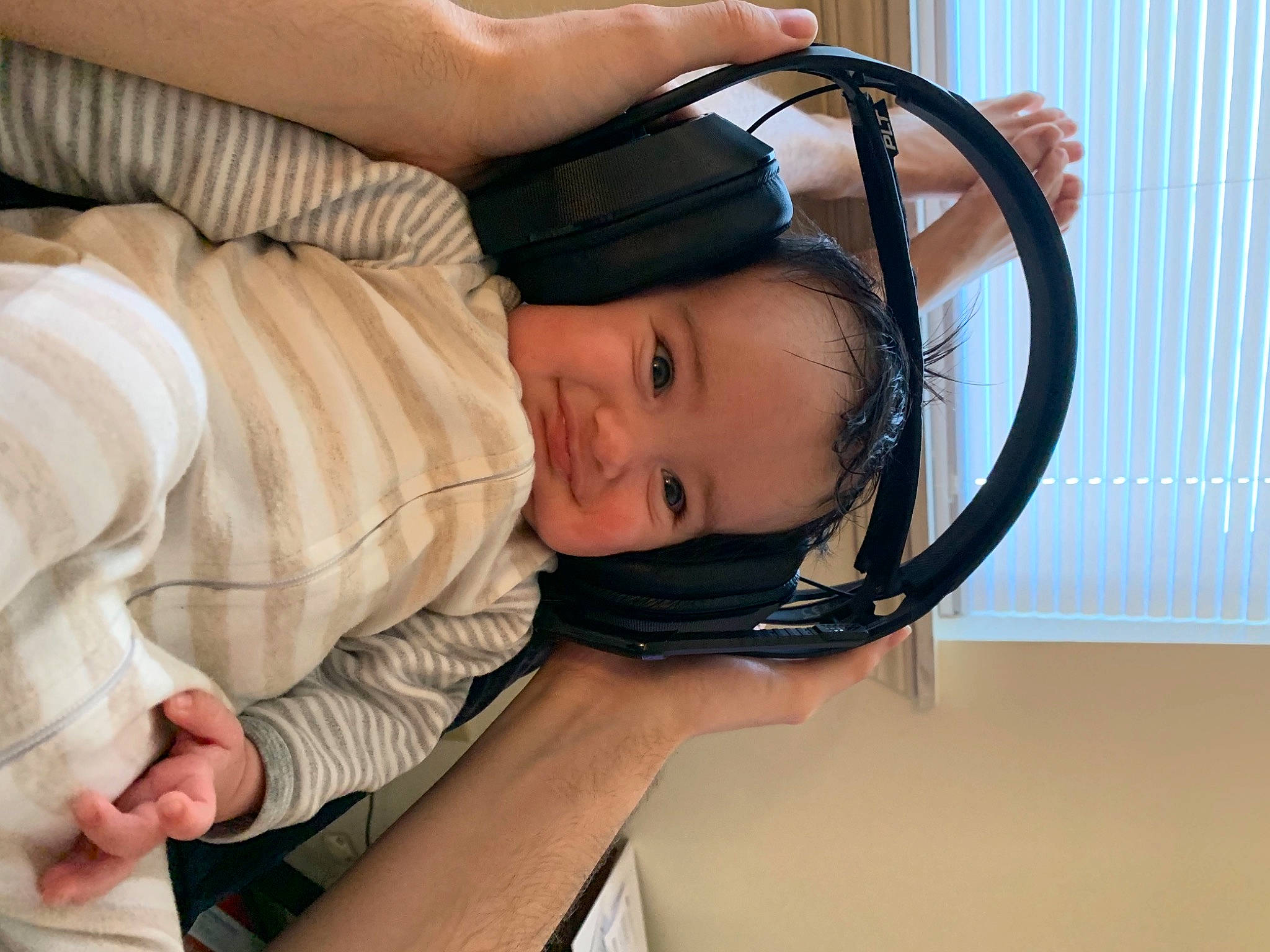 Erik is registered to the contest to win money with this photo: baby_products, baby_toddler_clothing, comfort, eyelash, finger, hearing, joy, nail, person, thumb, wrist