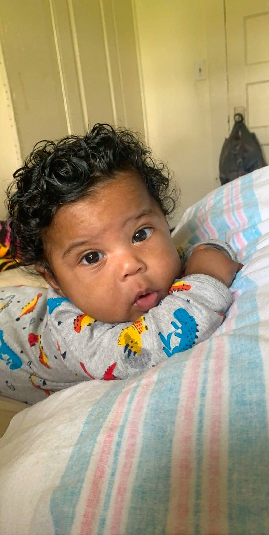 Jasean is registered to the contest to win money with this photo: baby, cheek, child, eye, face, head, iris, lip, nose, person, skin, surprise, toddler