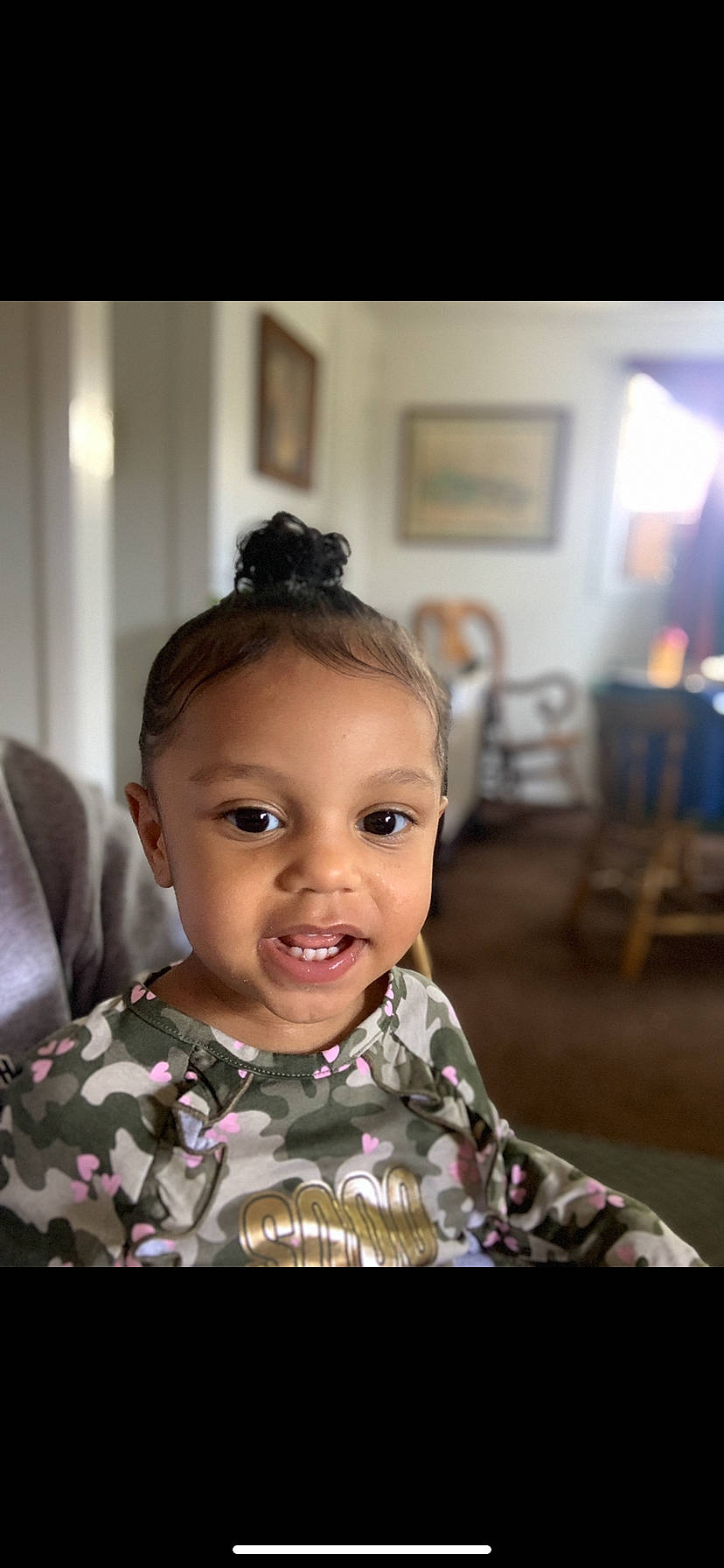 Zariyah is registered to the contest to win money with this photo: baby, cheek, child, chin, ear, eye, eyebrow, face, facial_expression, forehead, hair, hairstyle, head, iris, lip, nose, person, photography, skin, smile