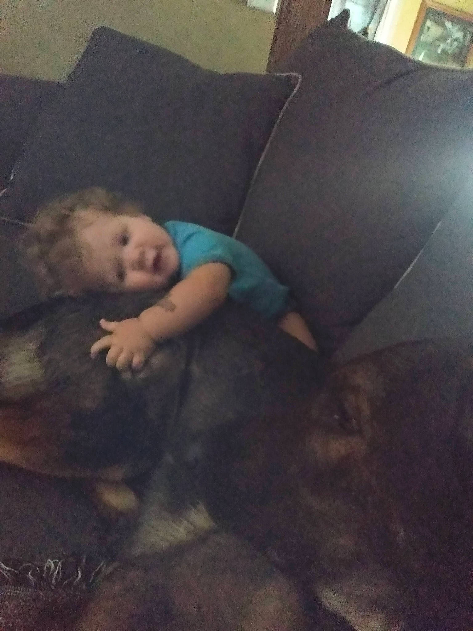 Kai joined the competition — help win amazing prizes! baby, bedtime, child, cloud, comfort, cool, couch, electronic_device, floor, flooring, human_leg, meteorological_phenomenon, mountain, nap, picture_frame, sitting, sky, tints_and_shades, toddler, wood