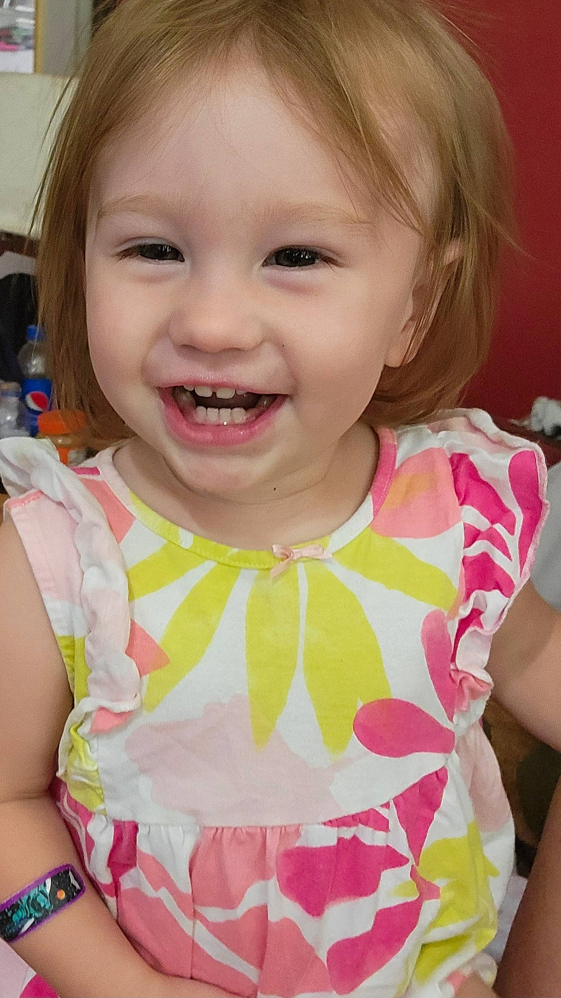 Lillyanna joined the competition — help win amazing prizes! baby_toddler_clothing, cheek, child, chin, eyelash, facial_expression, finger, fun, happy, iris, joy, lip, neck, nose, organ, person, pink, skin, sleeve, smile