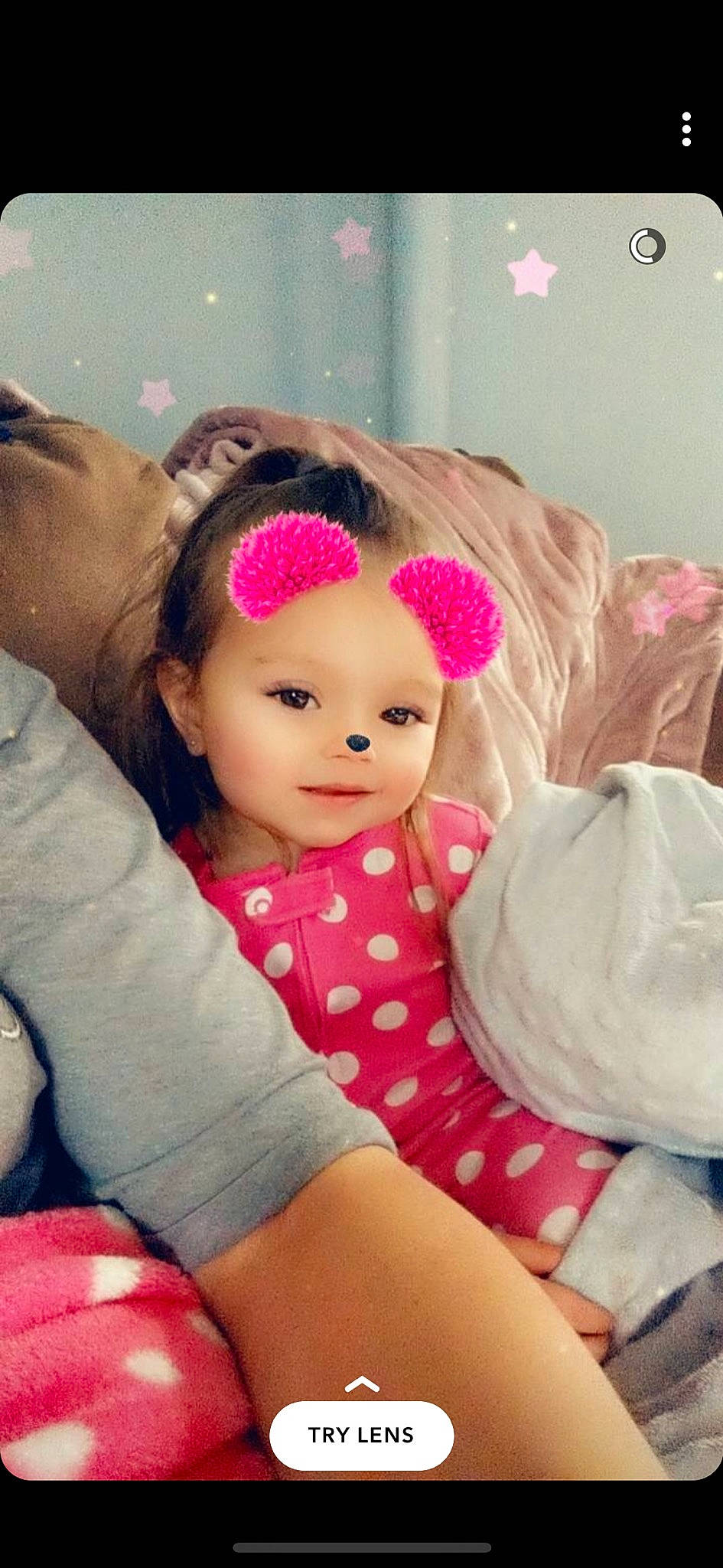 Payson is registered to the contest to win money with this photo: brown_hair, cheek, child, doll, ear, hair_accessory, person, pink, toddler, toy