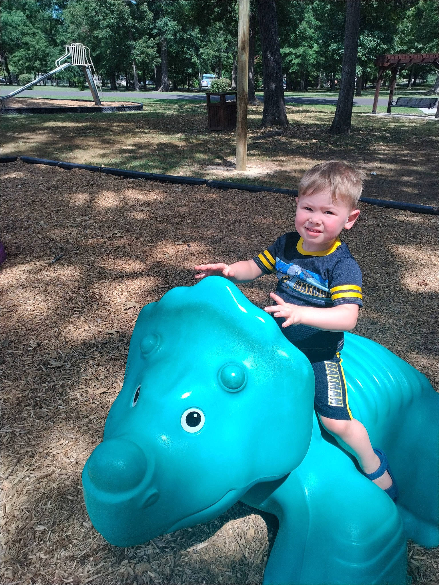 Jeremy Wright joined the competition — help win amazing prizes! baby, blue, child, city, fun, grass, happy, joy, leisure, mammal, outdoor_play_equipment, outdoor_recreation, person, photograph, plant, playground, recreation, shorts, t_shirt, toddler
