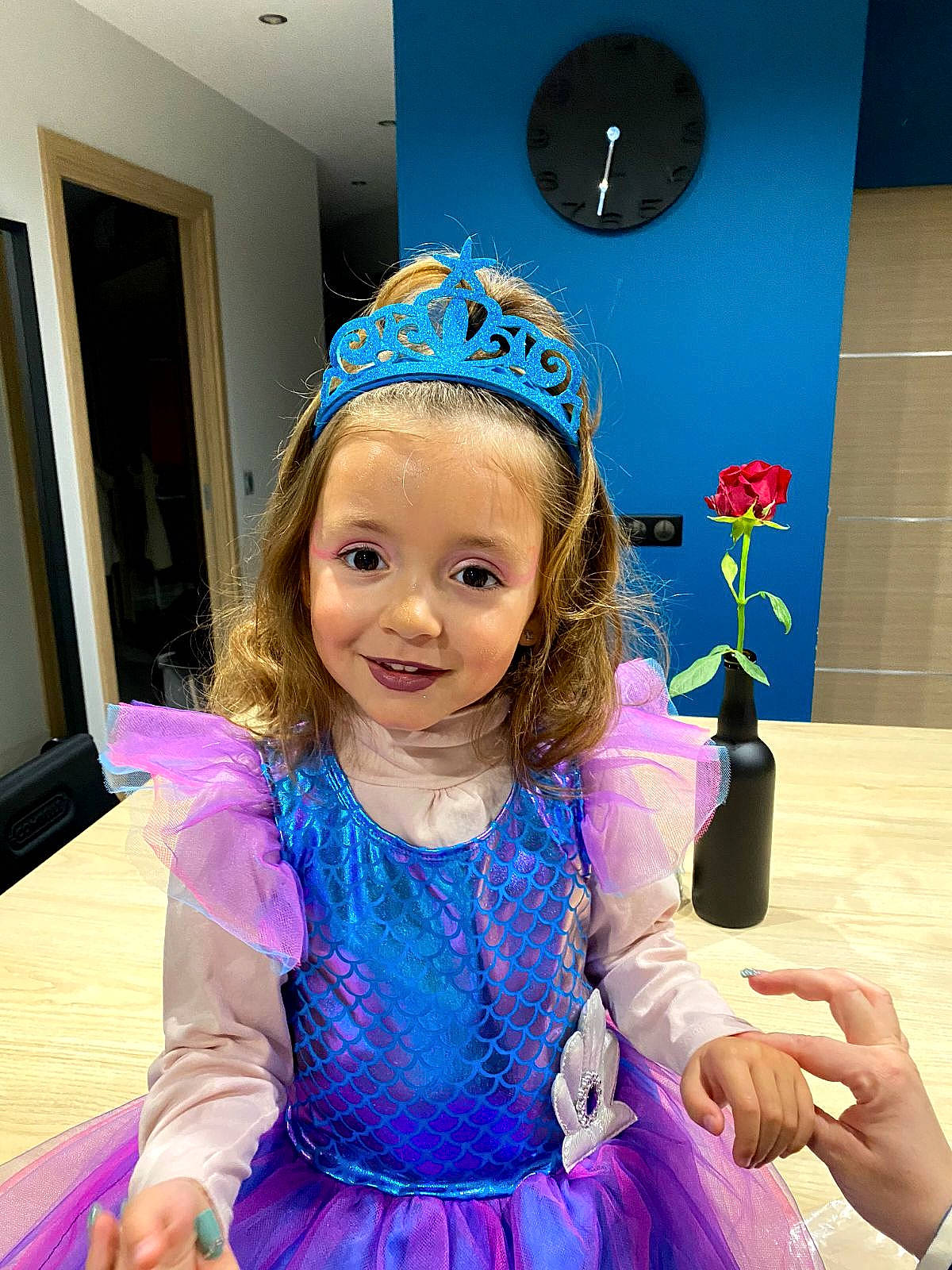 Carlie participe au concours pour gagner de l'argent avec cette photo : baby_toddler_clothing, blue, child, electric_blue, facial_expression, fashion, fun, gesture, hairstyle, happy, hat, headgear, headpiece, human, joy, magenta, person, pink, purple, smile