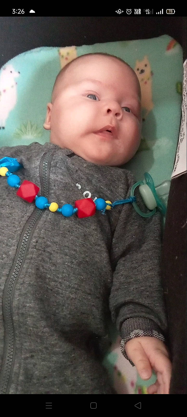 Jalen is registered to the contest to win money with this photo: baby, baby_toddler_clothing, cheek, child, chin, comfort, electric_blue, eye, fun, happy, head, iris, mouth, nose, person, photograph, sitting, skin, smile, snapshot