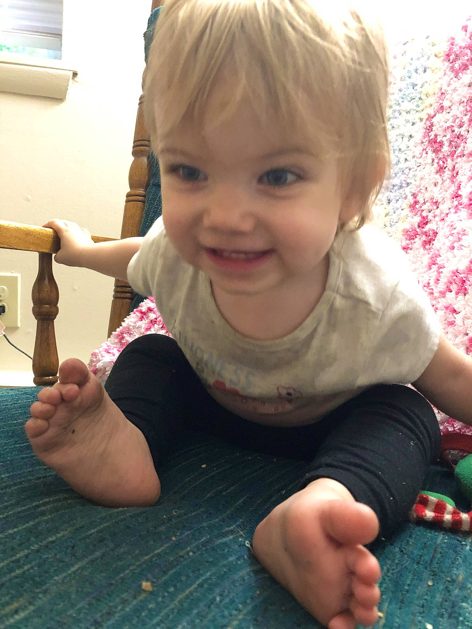 Abigail joined the competition — help win amazing prizes! arm, baby, baby_toddler_clothing, cheek, chin, facial_expression, finger, fun, gesture, hand, happy, head, human_body, joy, leg, nose, person, skin, sleeve, smile