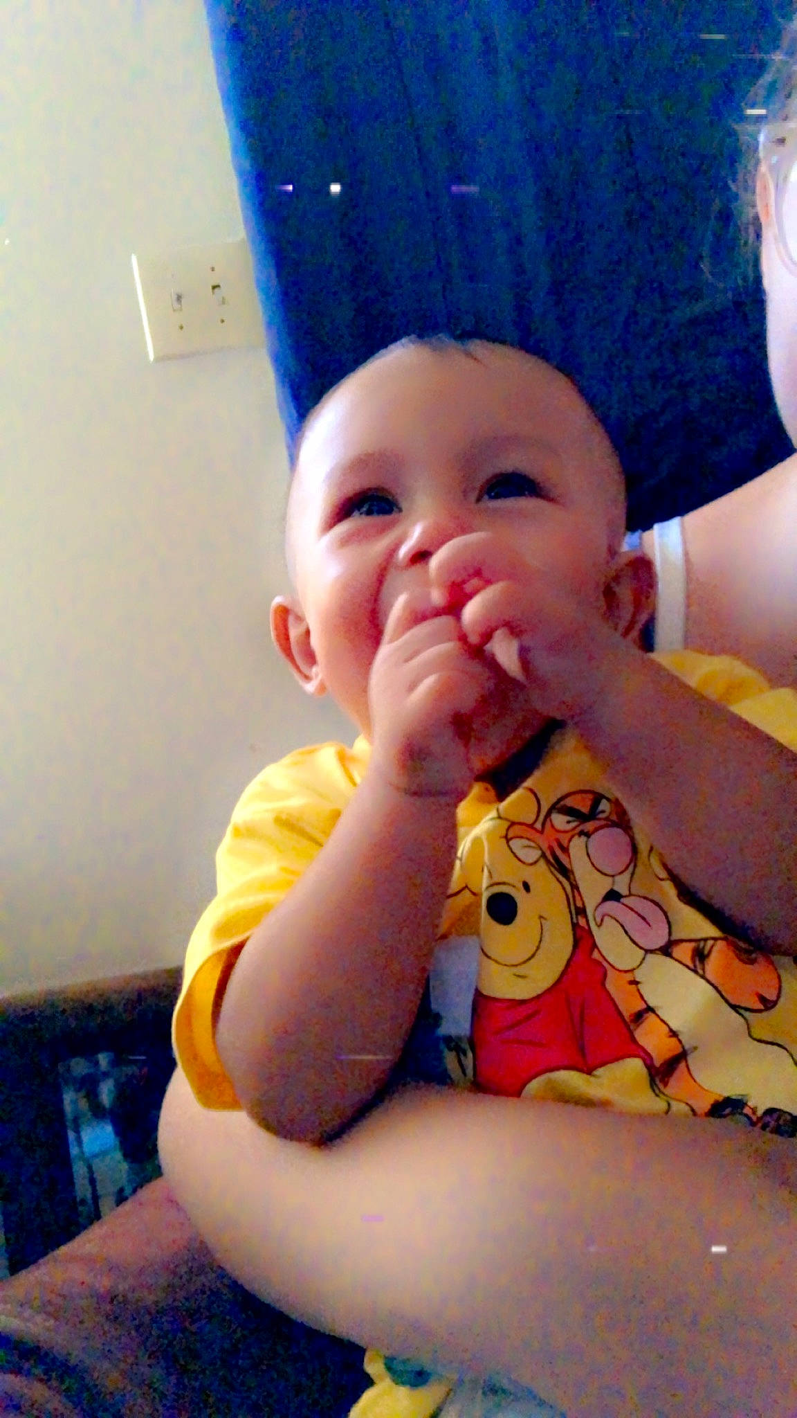 Noah joined the competition — help win amazing prizes! baby, baby_toddler_clothing, cheek, chin, eye, face, finger, gesture, happy, human_body, iris, lip, mouth, nail, neck, nose, person, skin, smile, thumb