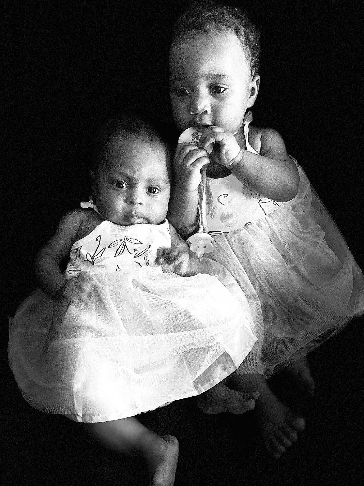 Elaine joined the competition — help win amazing prizes! baby, black, black_and_white, cheek, child, eye, face, human, iris, monochrome, monochrome_photography, nose, people, person, photograph, photography, skin, smile, snapshot, toddler