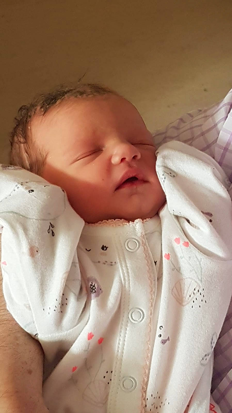 Marie is registered to the contest to win money with this photo: baby, cheek, child, ear, face, head, lip, mouth, nose, person, skin, sleep, toddler