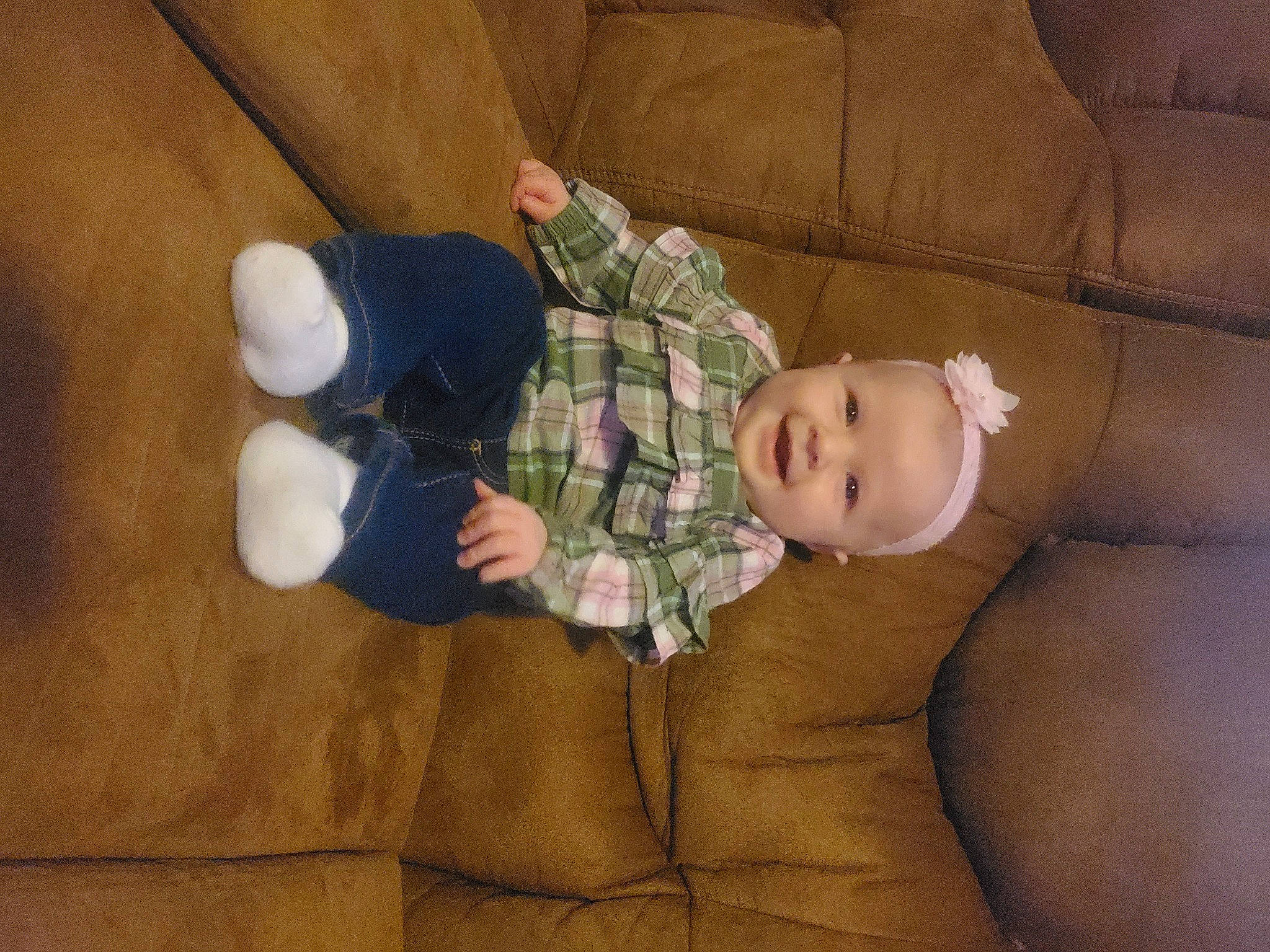 Aislynn is registered to the contest to win money with this photo: child, joy, person