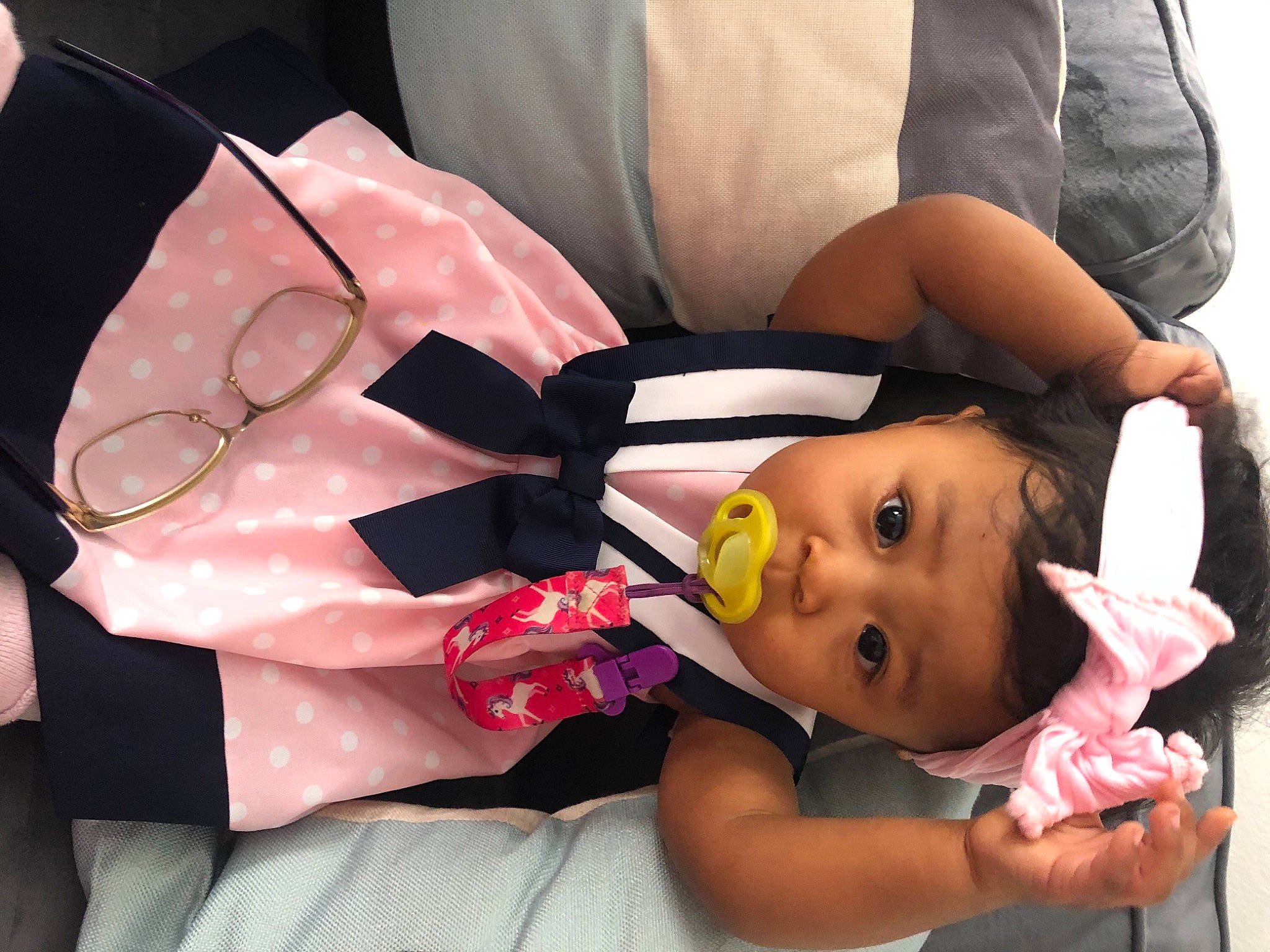 Kaiya joined the competition — help win amazing prizes! baby, baby_carriage, baby_products, baby_toddler_clothing, cheek, child, comfort, eyelash, gesture, happy, nail, person, sitting, sleeve, toddler