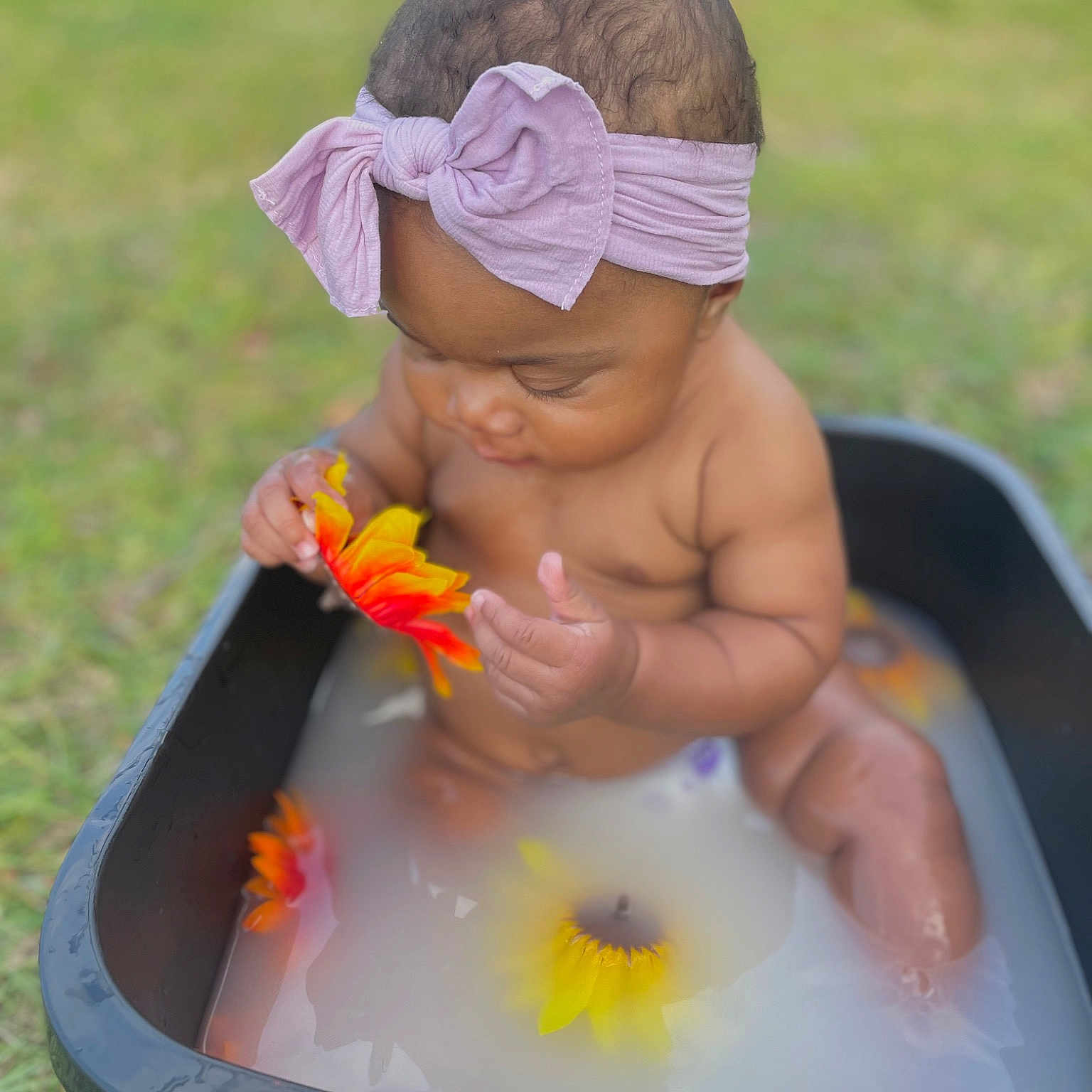Hazelyn joined the competition — help win amazing prizes! baby, baby_products, bathing, bathtub, chest, child, comfort_food, fun, glass, grass, hand, leisure, nail, play, recreation, sitting, toddler, toy, vacation, water