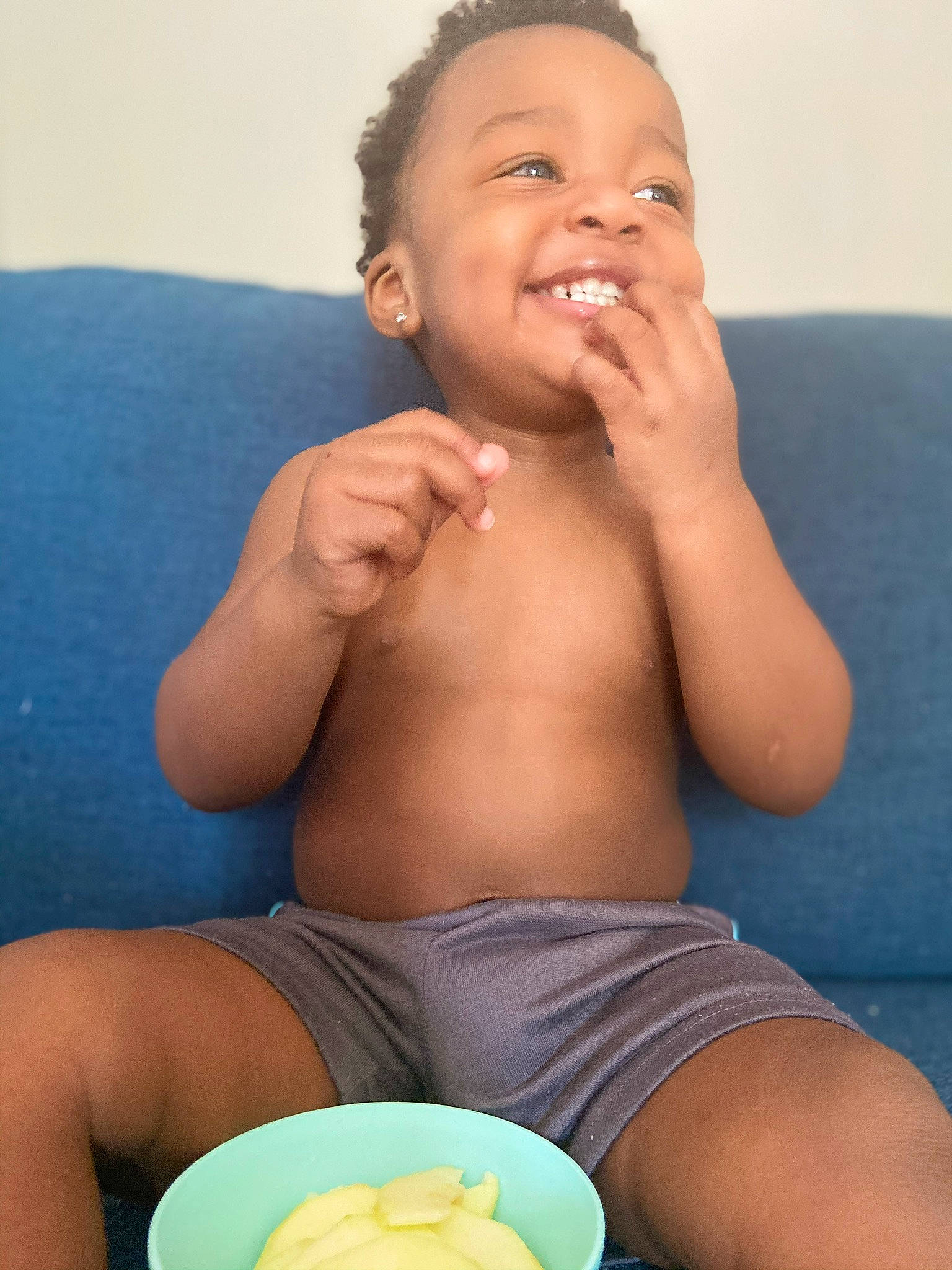 Jojo joined the competition — help win amazing prizes! child, eating, food, food_craving, joy, junk_food, mouth, neck, person, toddler