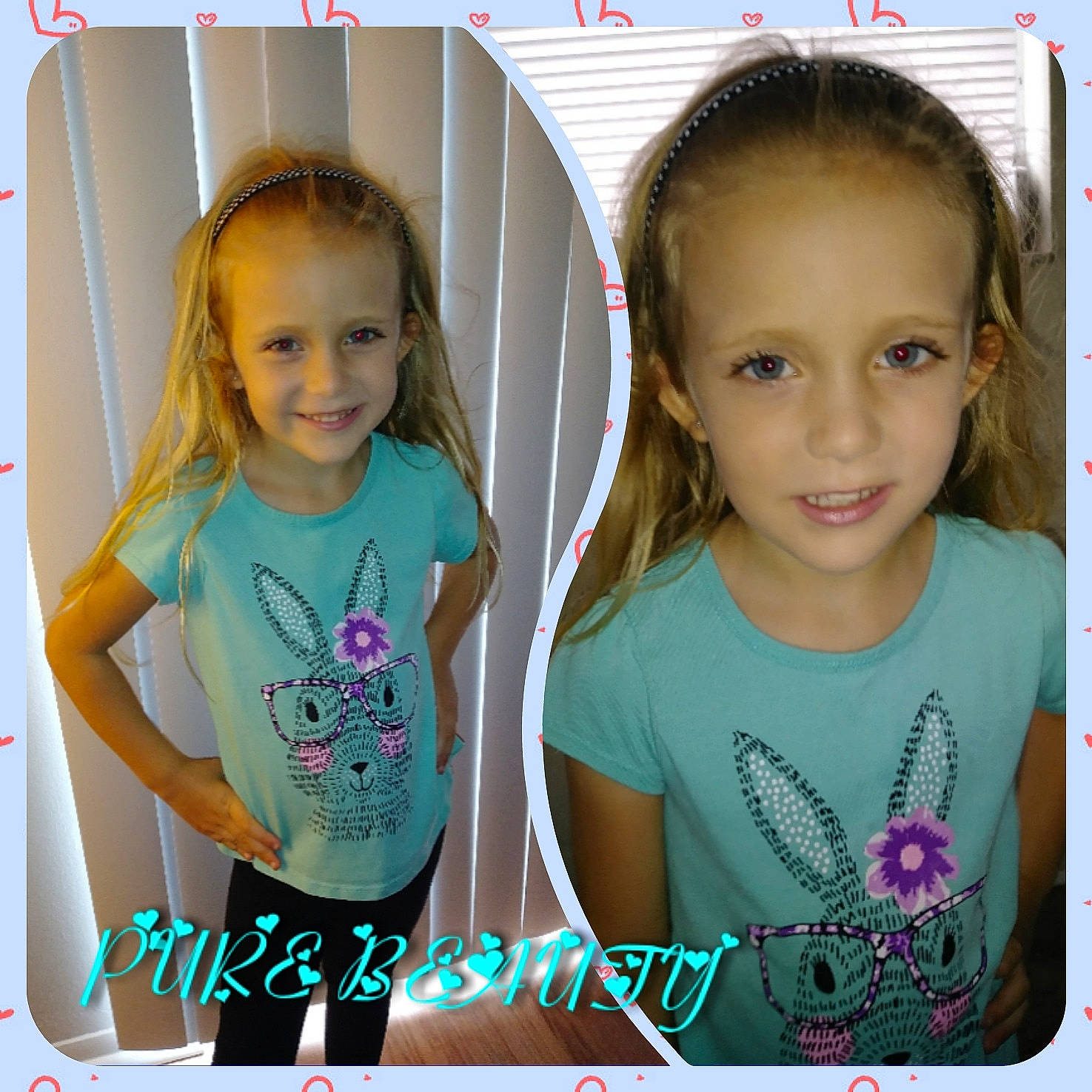 M'Kenzie is registered to the contest to win money with this photo: child, day, girl, head, joy, pattern, person, product, t_shirt, toddler