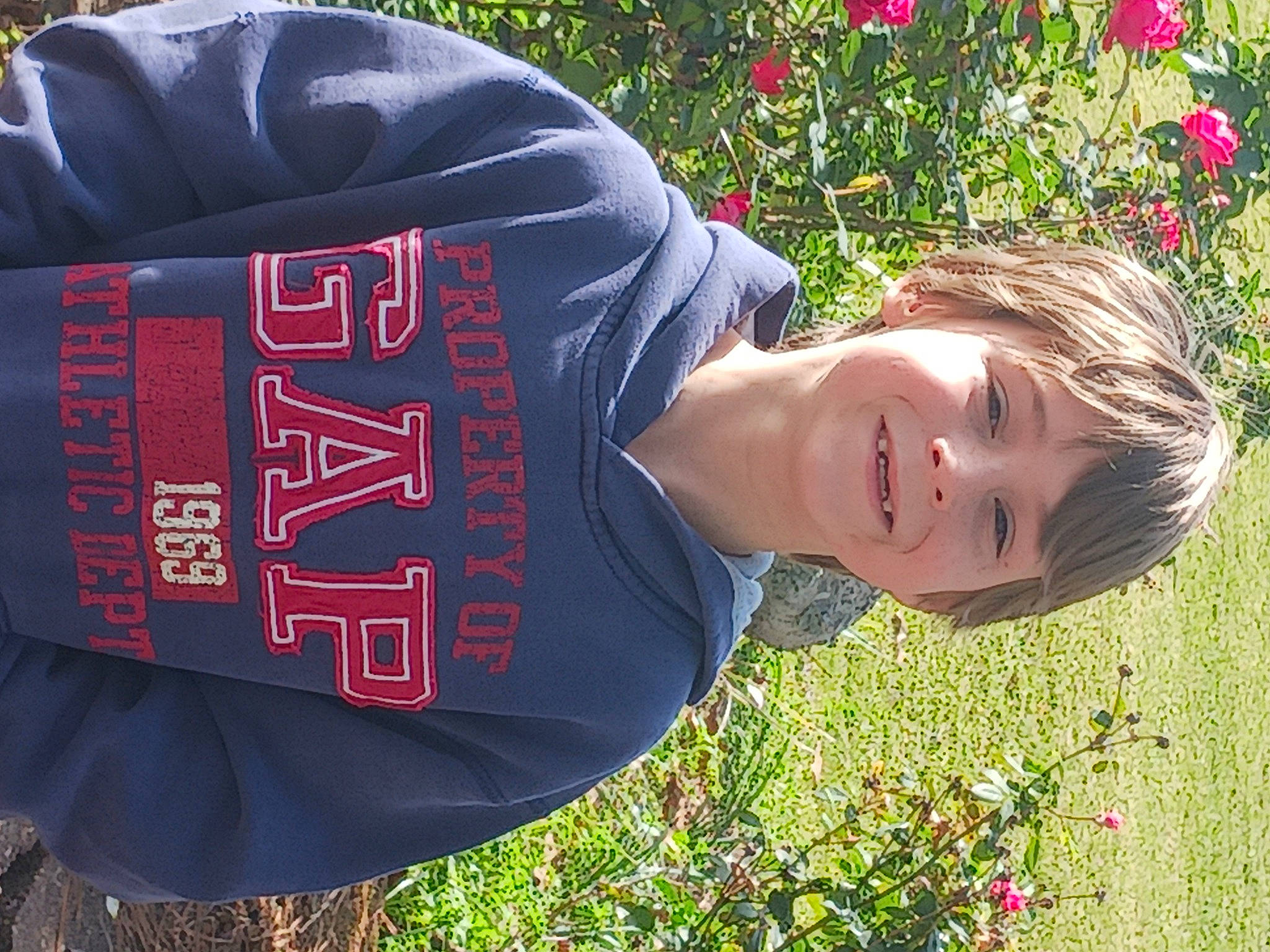 Sebastian joined the competition — help win amazing prizes! cool, coquelicot, flower, grass, grassland, happy, hat, joy, leaf, leisure, pattern, people_in_nature, person, plant, portrait_photography, sleeve, smile, t_shirt, tree