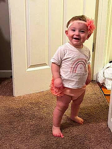 Easton joined the competition — help win amazing prizes! baby, baby_toddler_clothing, barefoot, child, door, floor, flooring, foot, fun, gesture, happy, human_leg, joy, knee, person, shoulder, skin, sleeve, smile, thumb