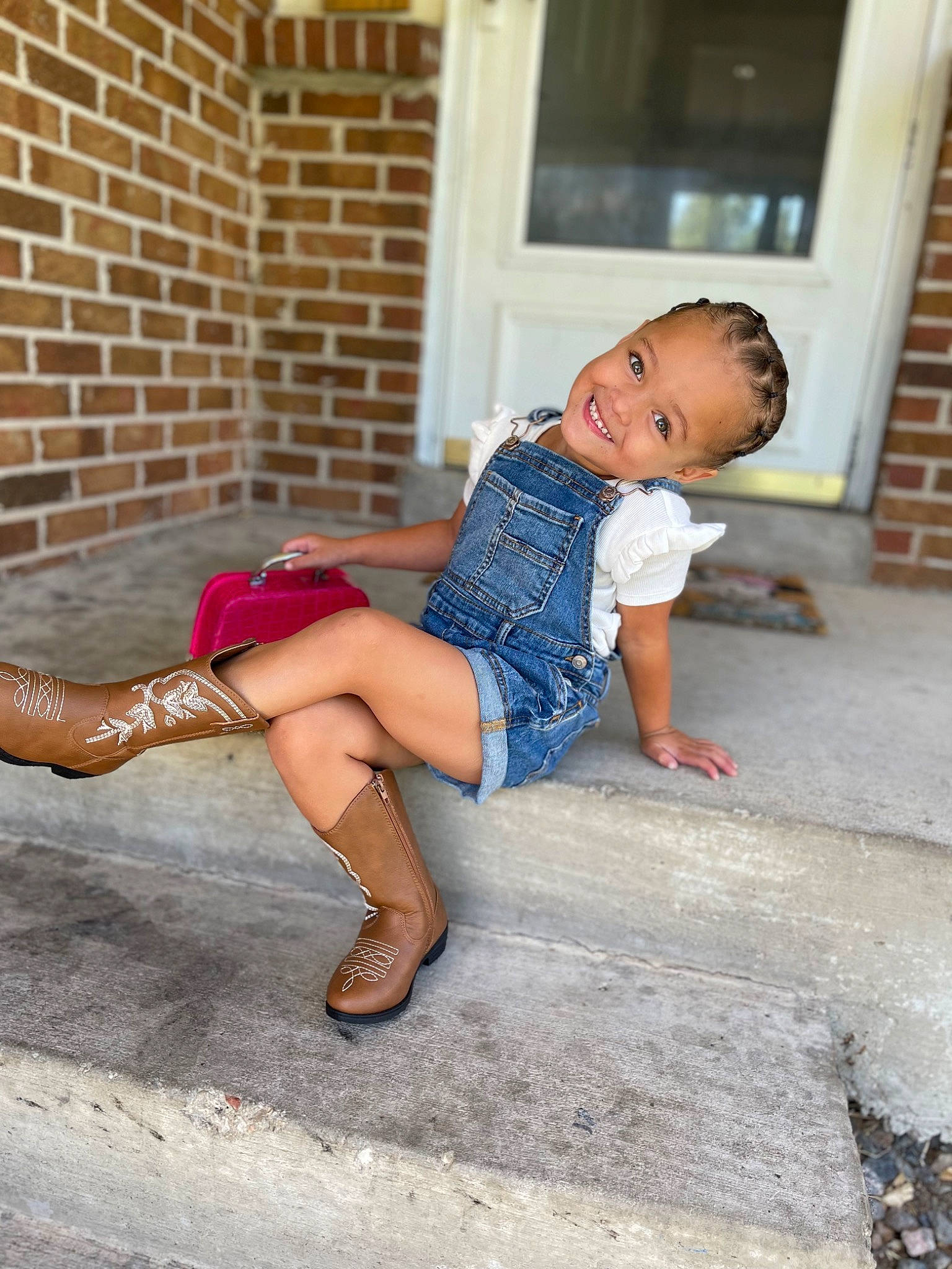 Amora joined the competition — help win amazing prizes! baby_toddler_clothing, calf, door, electric_blue, flooring, foot, hairstyle, happy, human_body, human_leg, joint, joy, knee, leg, leisure, person, skin, standing, thigh, toddler