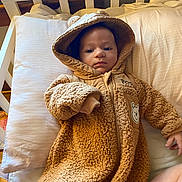 Kaiden joined the competition — help win amazing prizes! baby, blanket, clothing, crib, cushion, face, furniture, hat, head, homedecor, hood, hoodie, infantbed, knitwear, person, photography, portrait, quilt, sweater, sweatshirt