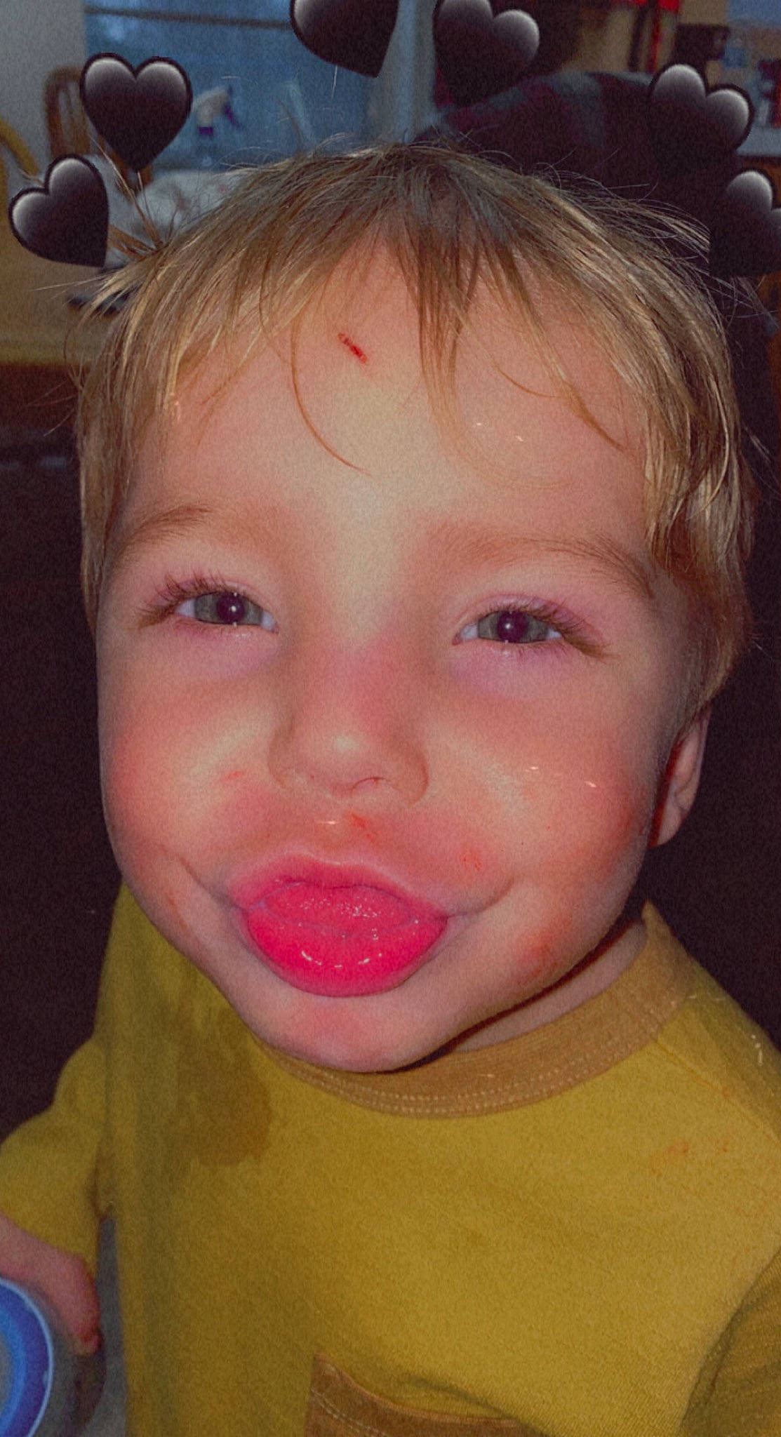 Jaelynn is registered to the contest to win money with this photo: cheek, chin, ear, eyebrow, eyelash, face, forehead, hair, hairstyle, happy, head, iris, jaw, lip, mouth, neck, nose, person, skin, toddler