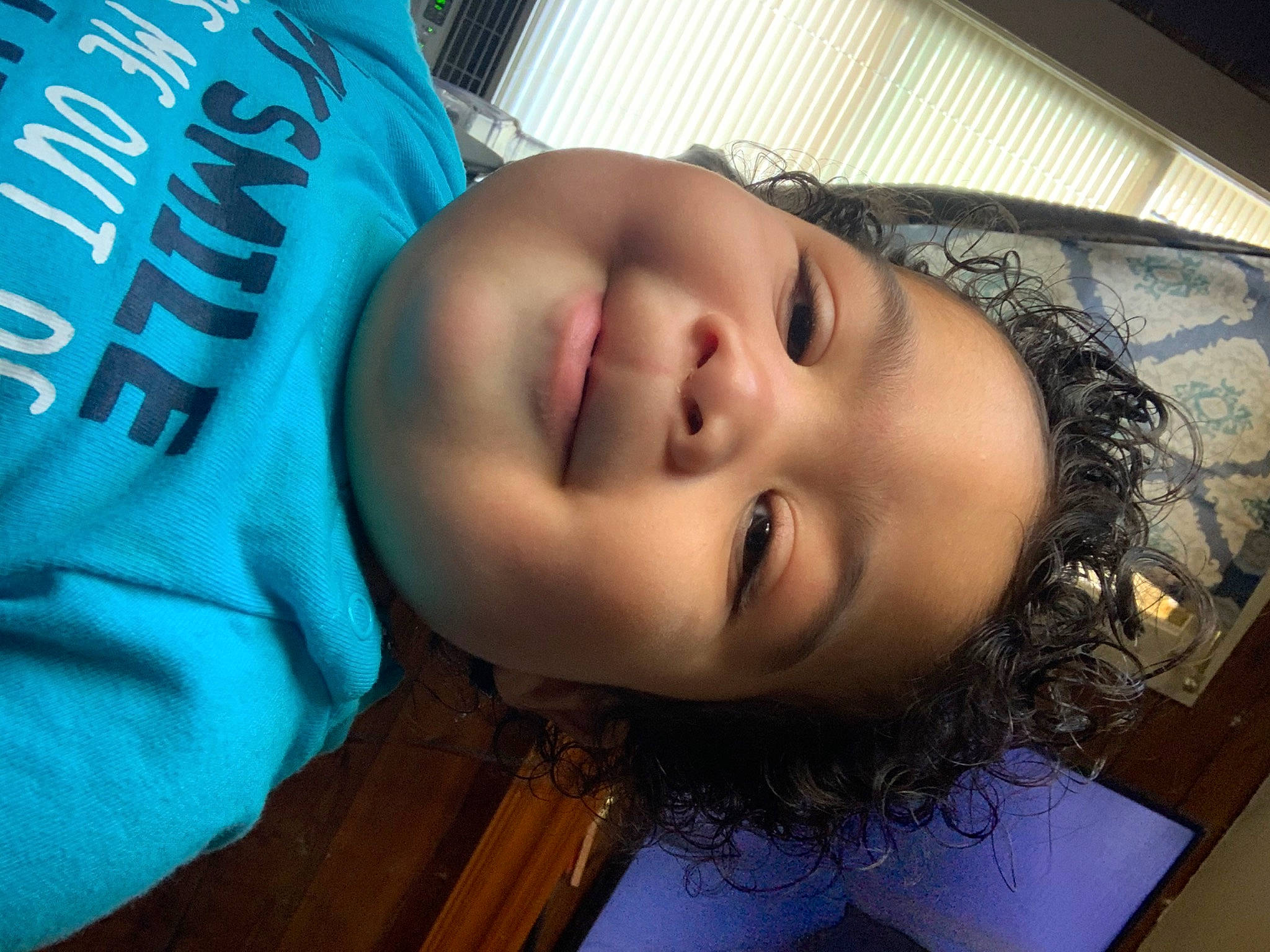 Emanuel joined the competition — help win amazing prizes! baby, baby_toddler_clothing, cheek, child, chin, electric_blue, eyebrow, eyelash, forehead, fun, headgear, iris, joy, lip, mouth, nose, person, room, skin, sleeve