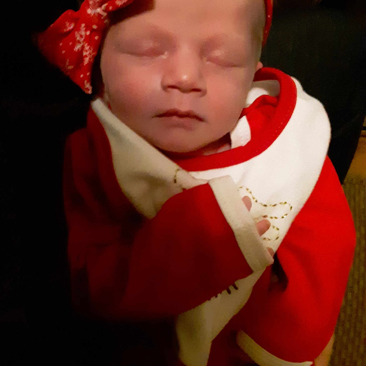 Roslynn joined the competition — help win amazing prizes! cheek, child, girl, hair_accessory, headgear, infant, person, product, red, skin, smile, toddler