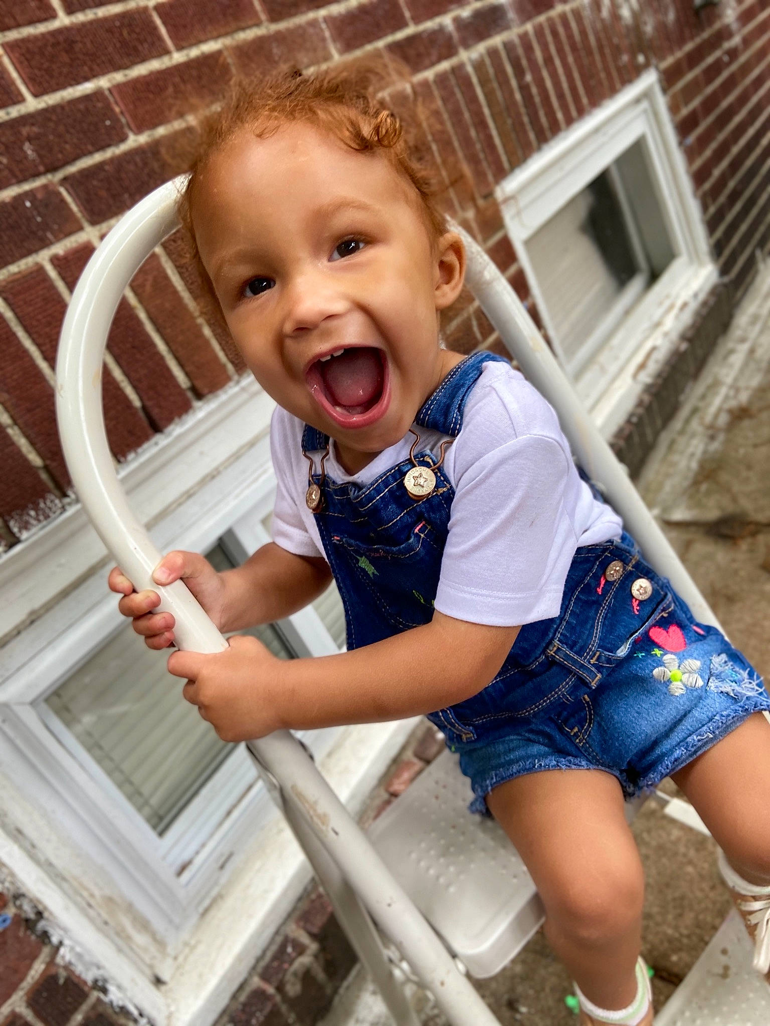 Jaylah is registered to the contest to win money with this photo: baby, baby_toddler_clothing, child, child_model, facial_expression, fun, happy, leg, person, play, product, sitting, smile, summer, toddler, vacation