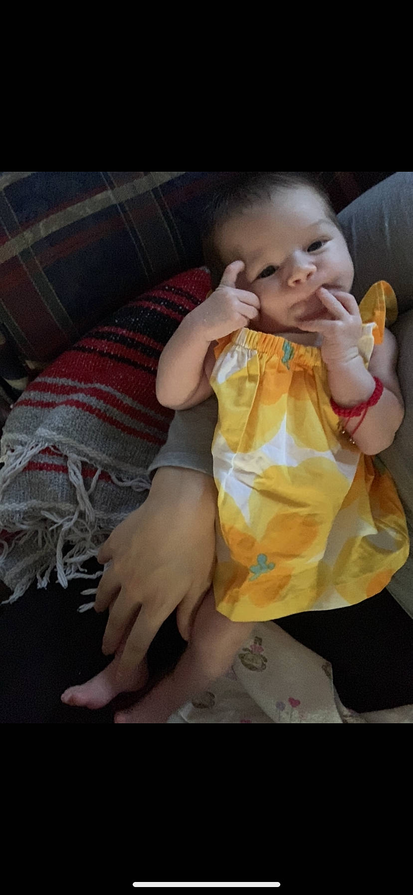 Cataleya joined the competition — help win amazing prizes! abdomen, baby, baby_products, baby_toddler_clothing, child, comfort, couch, dress, eye, gesture, happy, head, human_leg, linens, nail, person, skin, textile, thigh, thumb