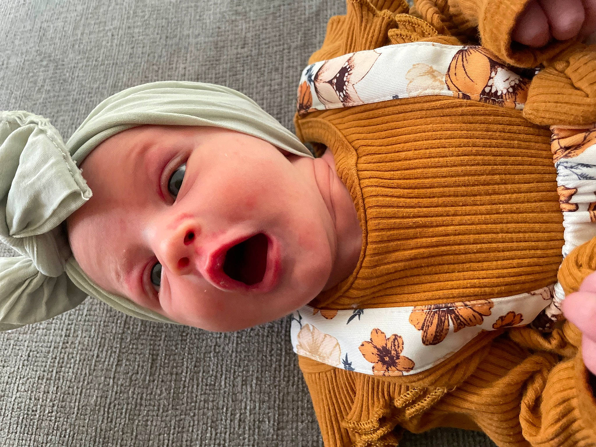 Liliana joined the competition — help win amazing prizes! baby, baby_toddler_clothing, blond, cheek, child, eye, eyelash, fashion_accessory, happy, hat, headgear, lip, mouth, nose, pattern, person, skin, smile, toddler, wood