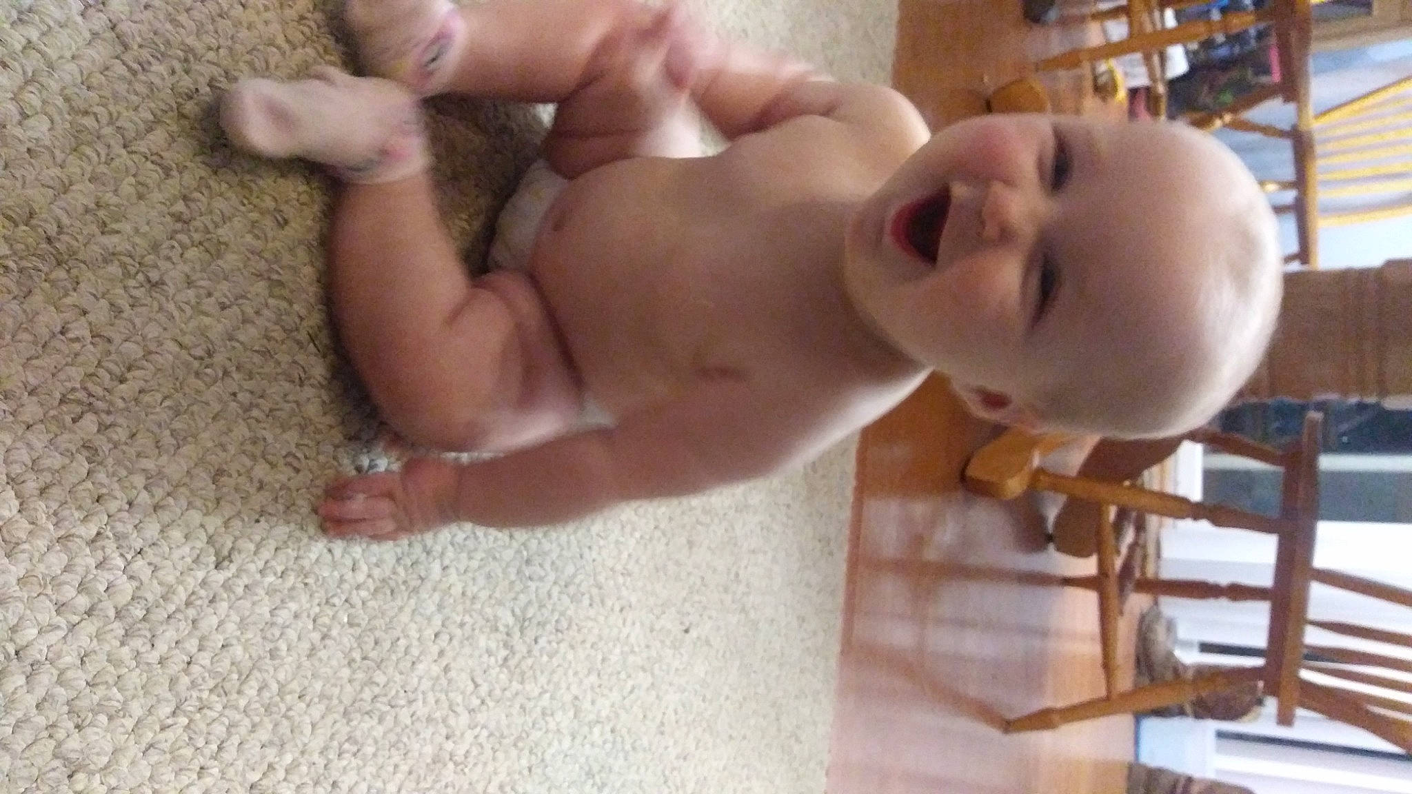 Gentry joined the competition — help win amazing prizes! abdomen, arm, baby, barechested, bathing, cheek, chest, child, diaper, eye, finger, mouth, muscle, person, shelf, skin, smile, stomach, thumb, toddler