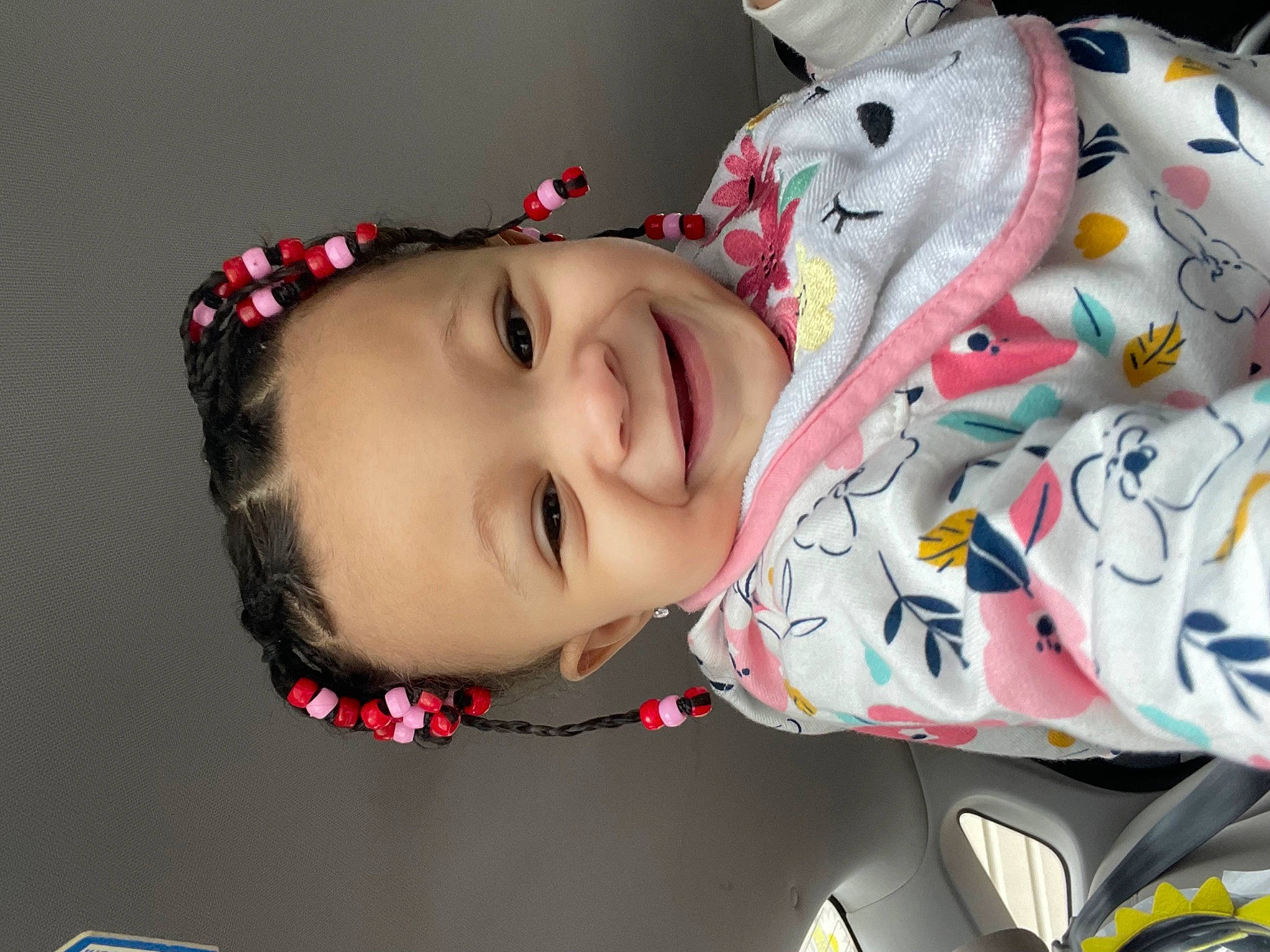 Mehlanii Brooklyn is registered to the contest to win money with this photo: carmine, cheek, child, chin, eyebrow, eyelash, facial_expression, flash_photography, fun, happy, joy, lip, mouth, neck, person, pink, portrait_photography, product, skin, smile