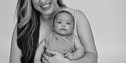 Kobie joined the competition — help win amazing prizes! adult, baby, bodypart, clothing, dress, face, female, finger, hand, happy, head, laughing, mouth, newborn, people, person, photography, portrait, smile, woman