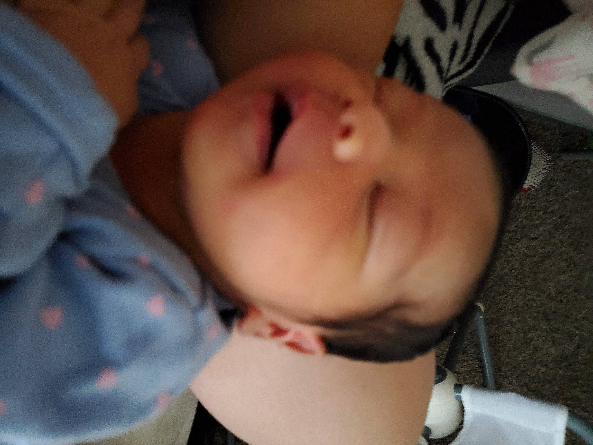 Anahi is registered to the contest to win money with this photo: baby, cheek, child, chin, ear, eye, face, finger, forehead, hand, head, headwear, lip, mouth, muscle, nap, neck, nose, person, skin