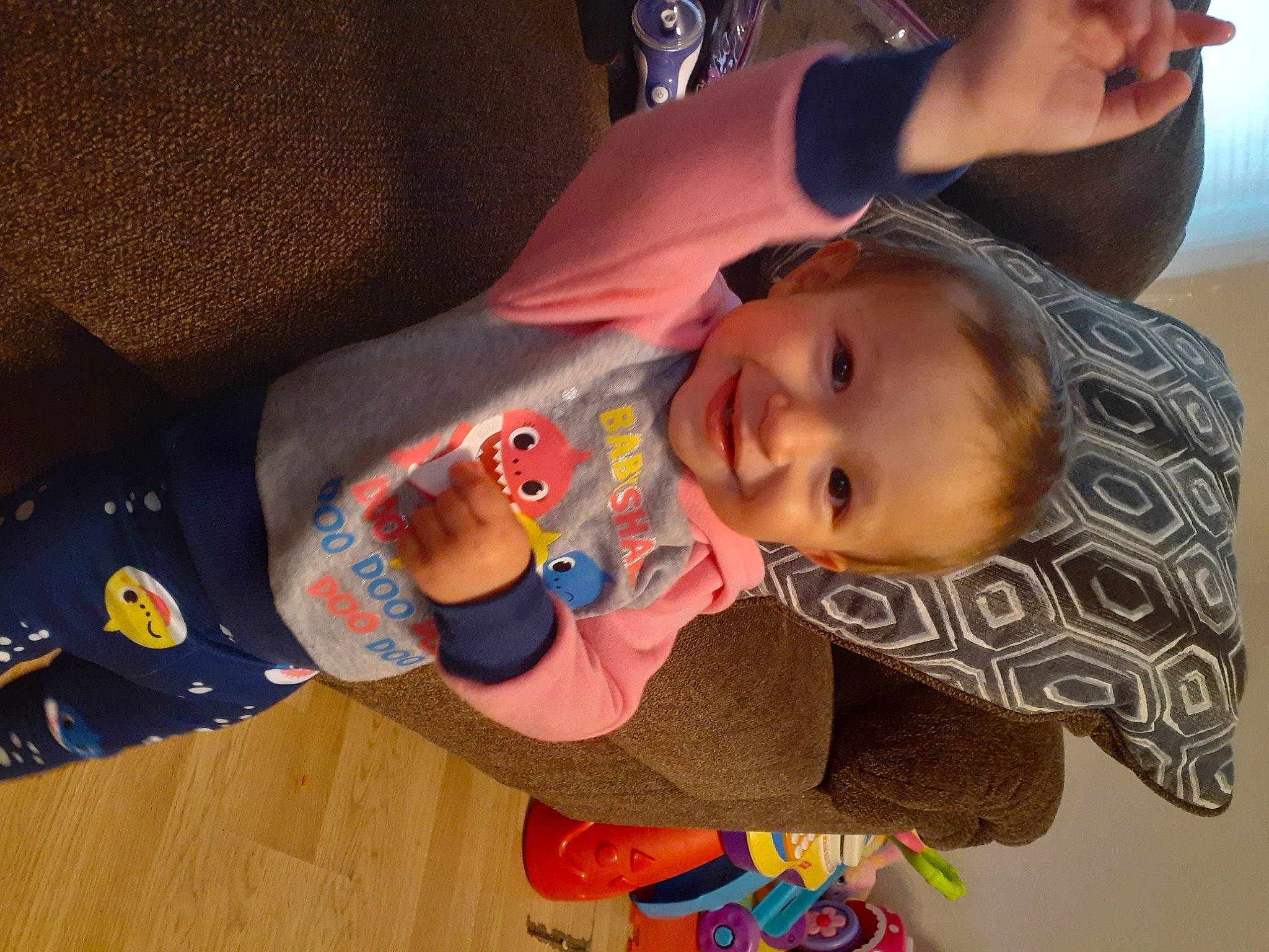 Haisliana joined the competition — help win amazing prizes! arm, baby, cheek, child, ear, finger, fun, gesture, hairstyle, happy, joy, mammal, mouth, neck, nose, person, skin, smile, thumb, toddler