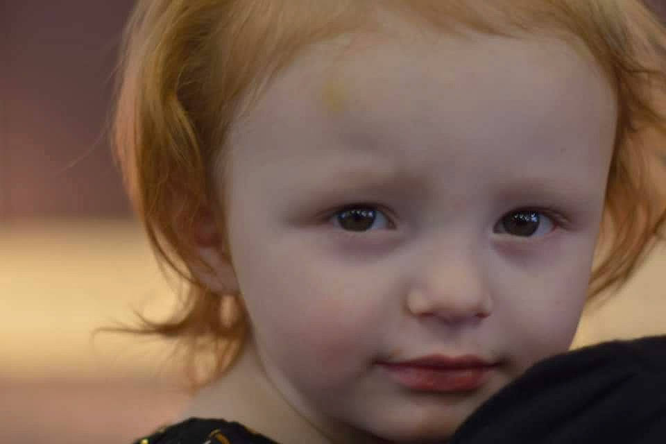 Skiann is registered to the contest to win money with this photo: blond, brown_hair, cheek, child, chin, close_up, ear, eye, eyebrow, face, forehead, girl, head, human_hair_color, iris, mouth, nose, person, skin, smile