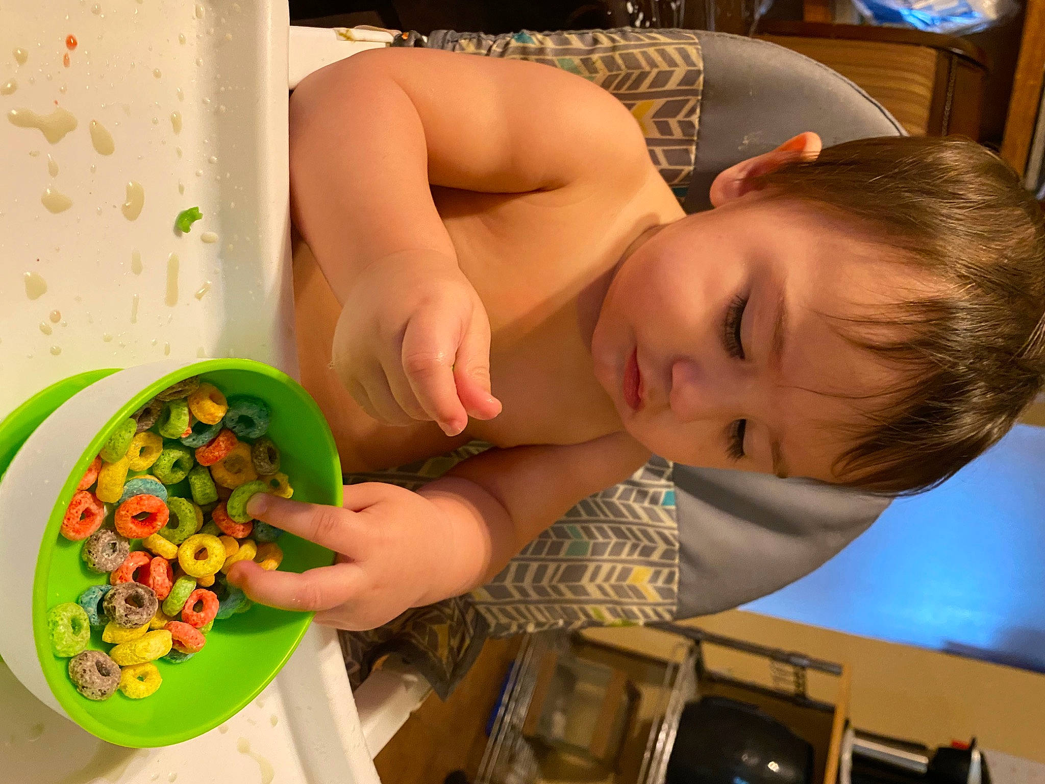 Julius joined the competition — help win amazing prizes! abdomen, arm, chair, chest, child, comfort_food, cooking, eyelash, finger, fruit, fun, human_body, mouth, nail, neck, orange, person, recipe, room, sweetness