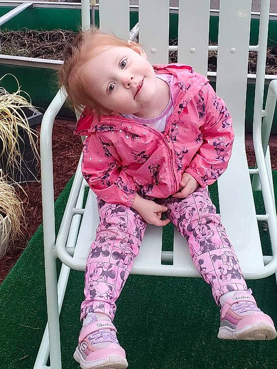 Hope joined the competition — help win amazing prizes! baby_toddler_clothing, child, cool, grass, human_leg, joint, knee, leg, magenta, pattern, person, pink, purple, sitting, sleeve, smile, sock, thigh, toddler, toy