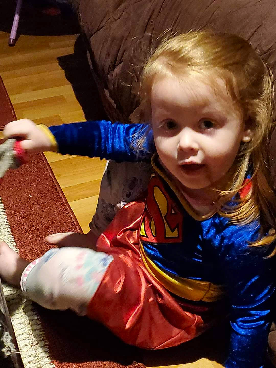 Hope joined the competition — help win amazing prizes! baby_toddler_clothing, cheek, child, electric_blue, flooring, fun, happy, person, play, sitting, skin, toddler, vacation, wood