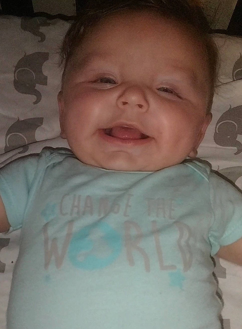 Junior joined the competition — help win amazing prizes! baby, baby_toddler_clothing, cheek, chin, eyebrow, facial_expression, finger, forehead, hairstyle, iris, jaw, lip, mouth, neck, nose, person, product, skin, sleeve, smile