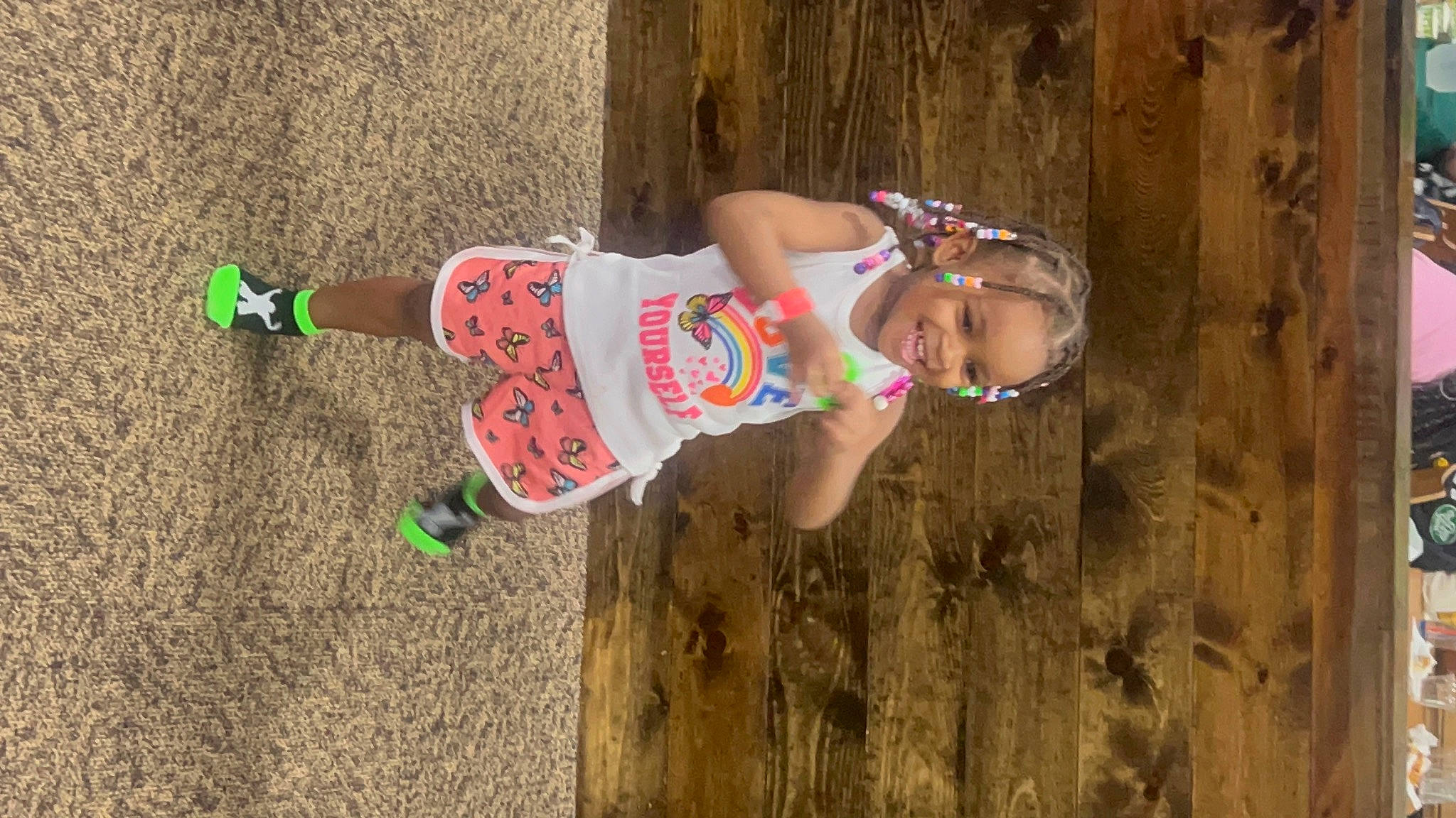 Dedrea joined the competition — help win amazing prizes! baby, baby_toddler_clothing, child, fun, grass, happy, leisure, people_in_nature, person, plant, recreation, soil, t_shirt, thigh, toddler, tree, trunk, wood