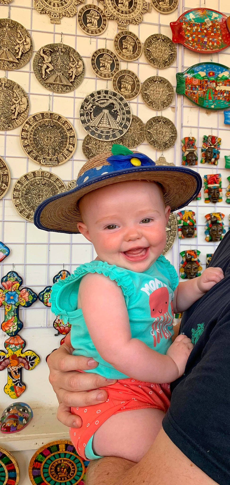 Hailey joined the competition — help win amazing prizes! art, baby_toddler_clothing, blue, cap, child, costume_hat, cowboy_hat, event, eye, fashion_accessory, fun, happy, hat, headgear, joy, leisure, party_supply, person, smile, sombrero