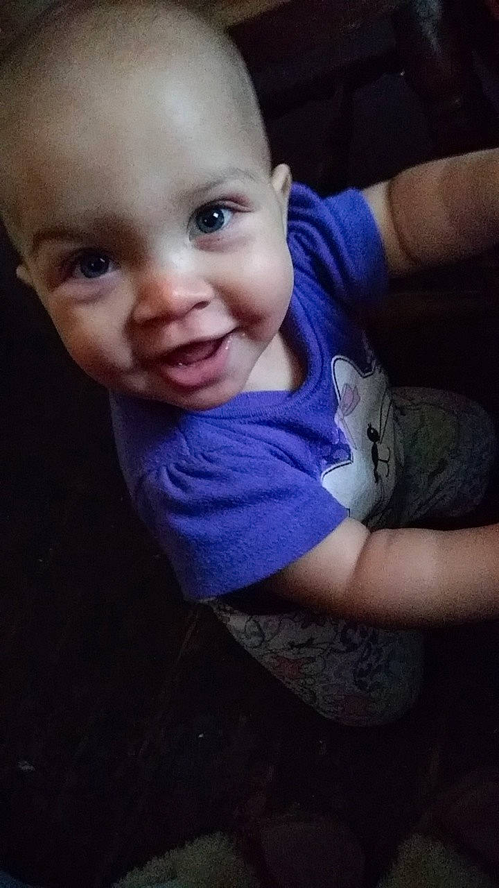 Paisley is registered to the contest to win money with this photo: cheek, child, chin, eye, face, forehead, girl, head, infant, lip, mouth, nose, person, skin, smile, toddler