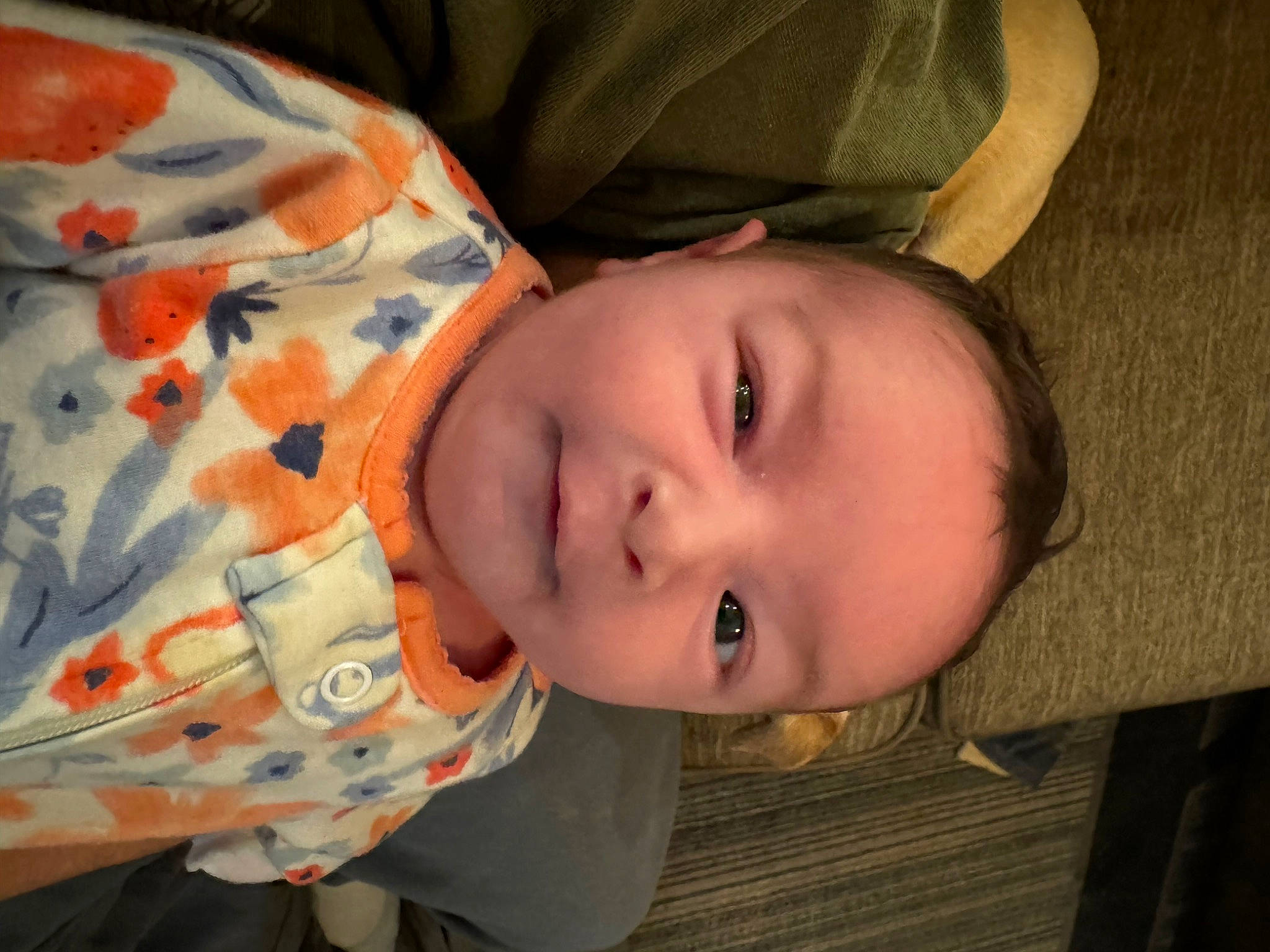 Israella is registered to the contest to win money with this photo: baby_toddler_clothing, cheek, child, comfort, eye, eyebrow, eyelash, forehead, happy, iris, lip, mouth, neck, nose, pattern, person, skin, sleeve, smile, toddler